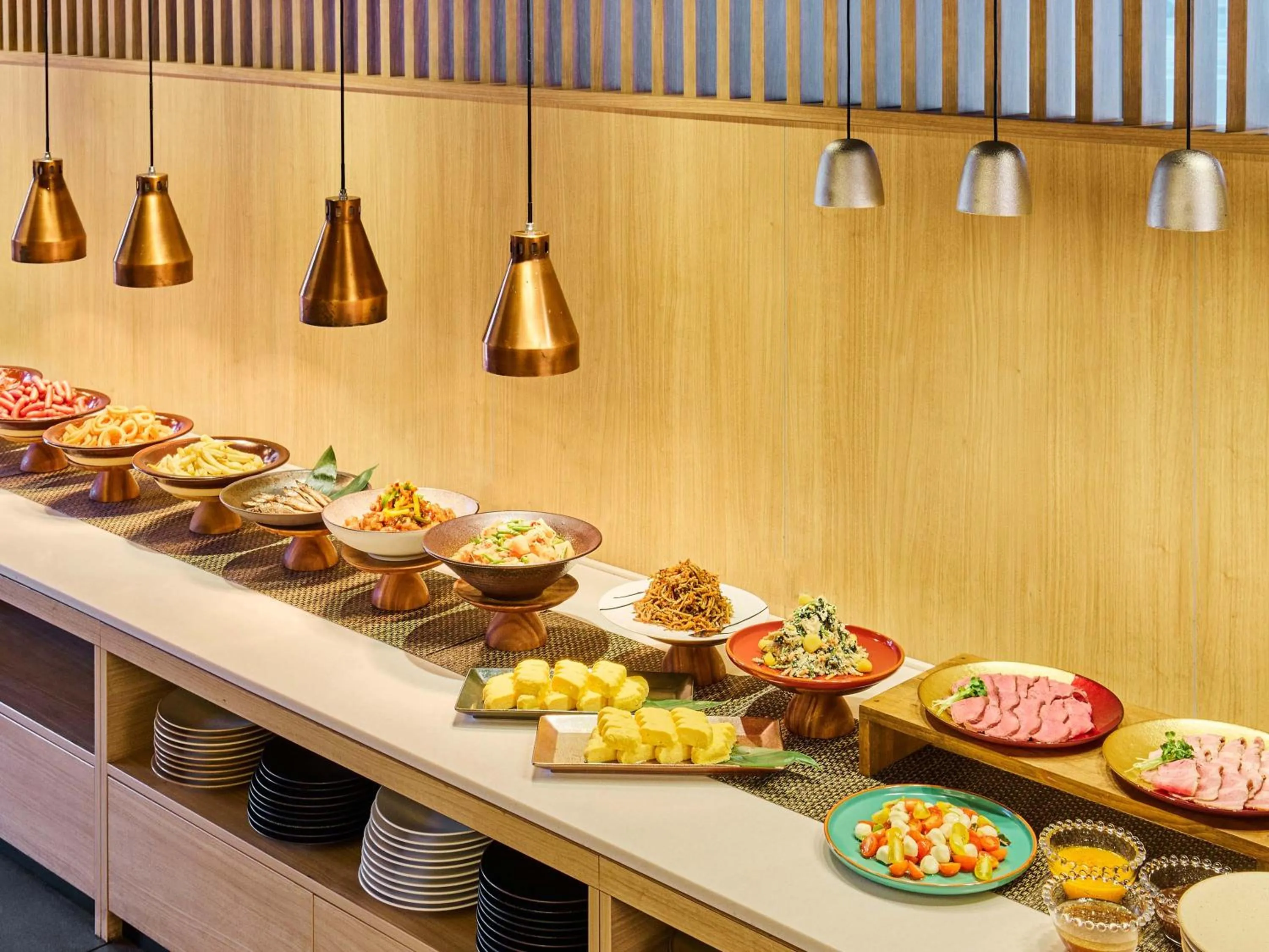 Buffet breakfast in Loisir Hotel Kyoto Toji