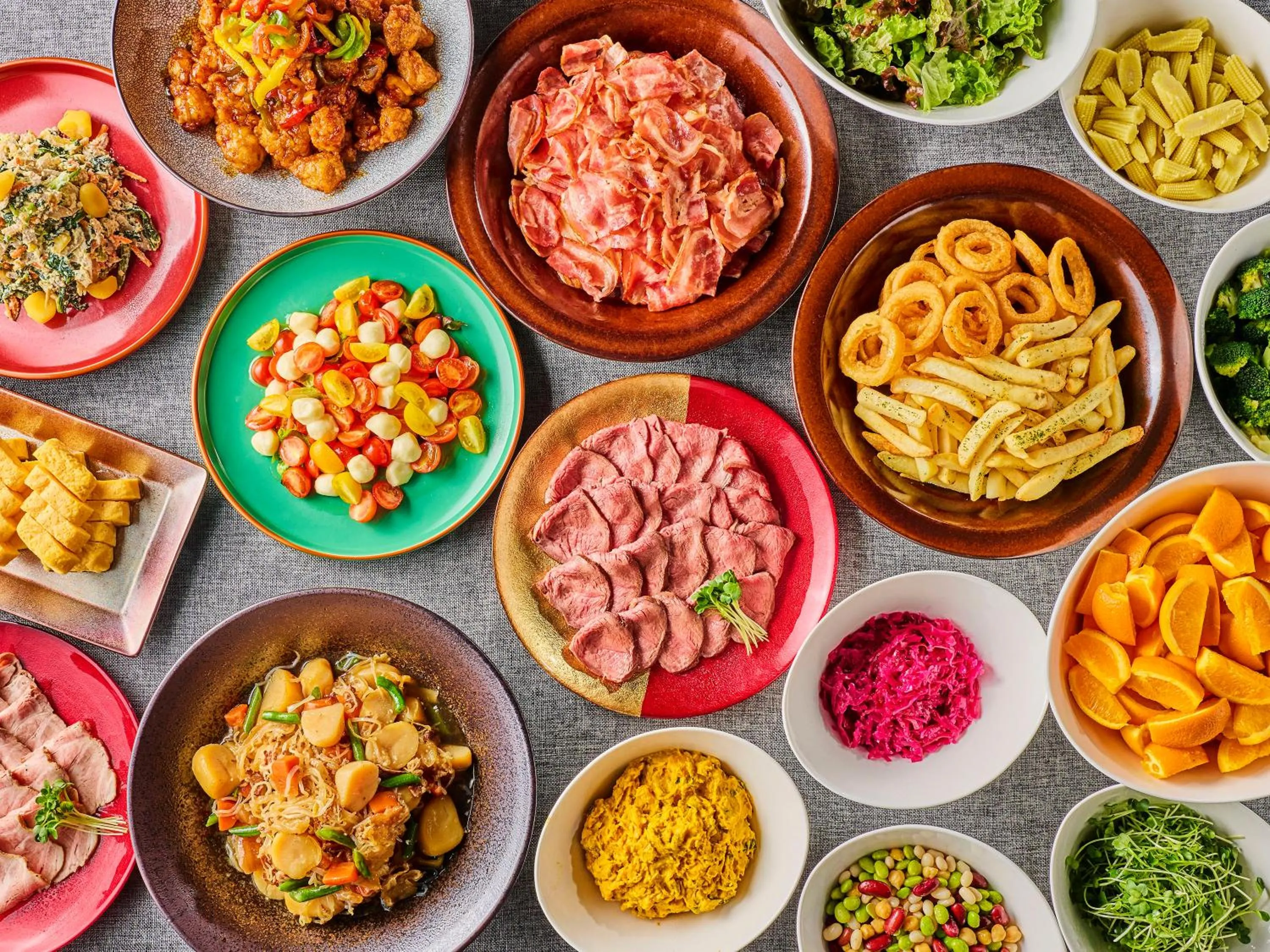 Buffet breakfast in Loisir Hotel Kyoto Toji