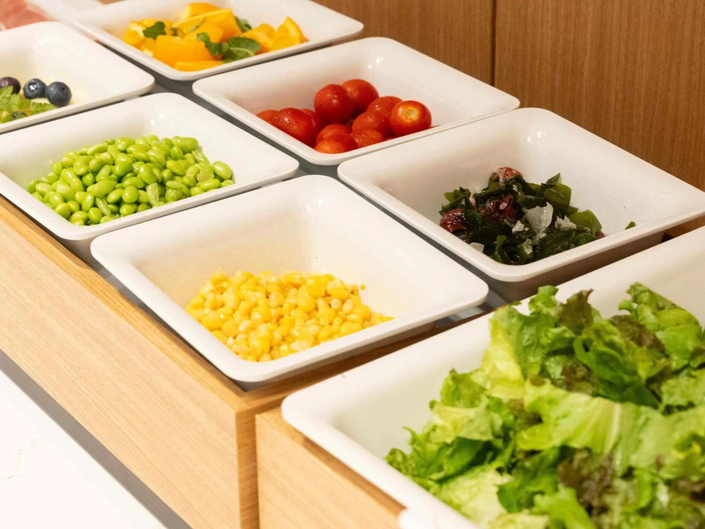 Buffet breakfast in Loisir Hotel Kyoto Toji