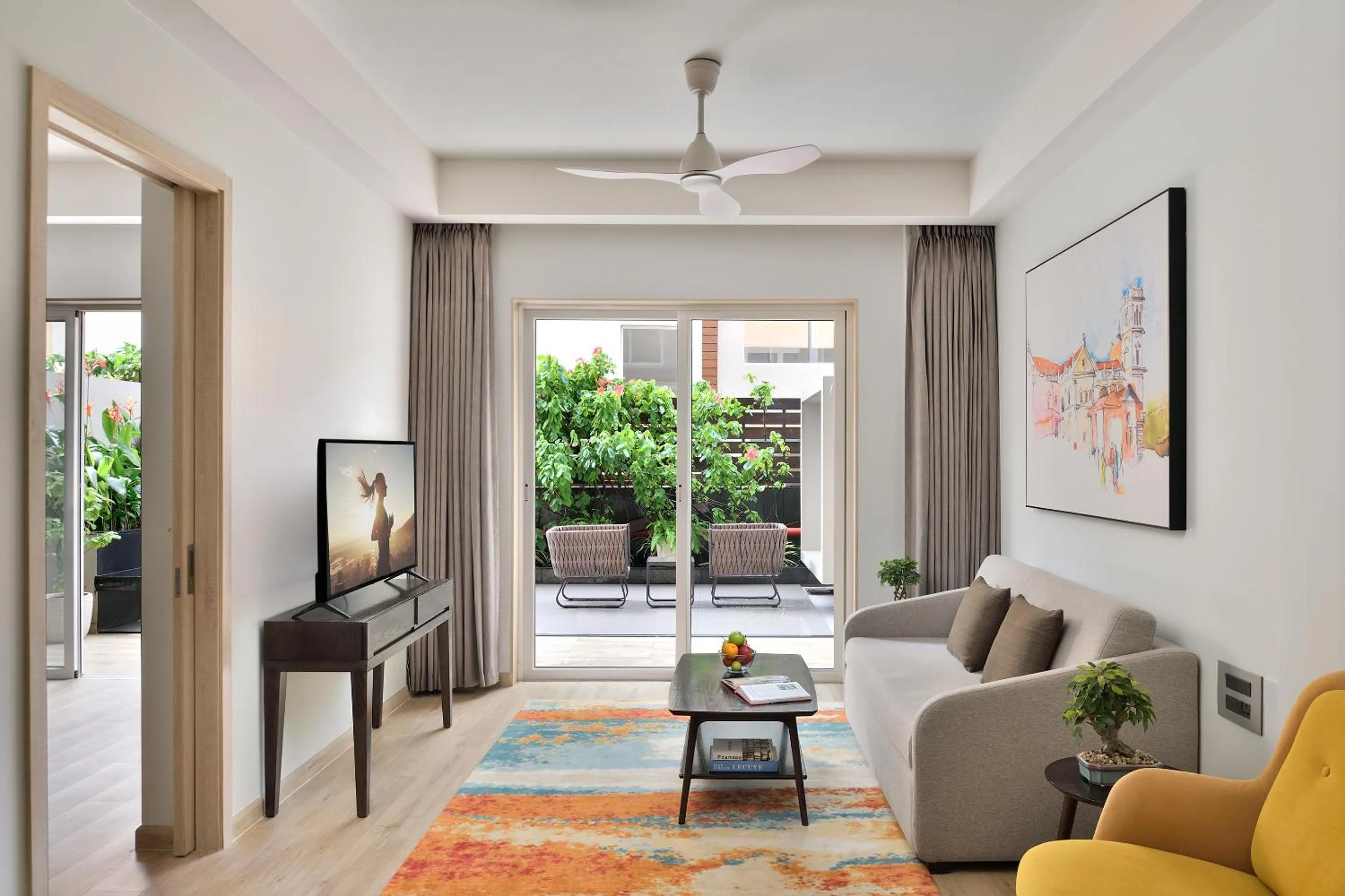 Balcony/Terrace in Citadines Arpora Nagoa Goa