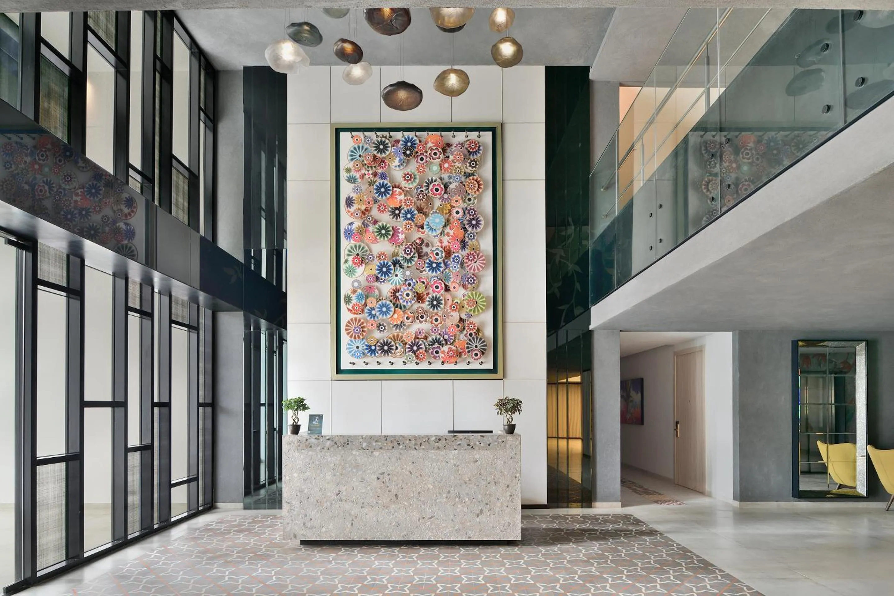 Lobby or reception in Citadines Arpora Nagoa Goa
