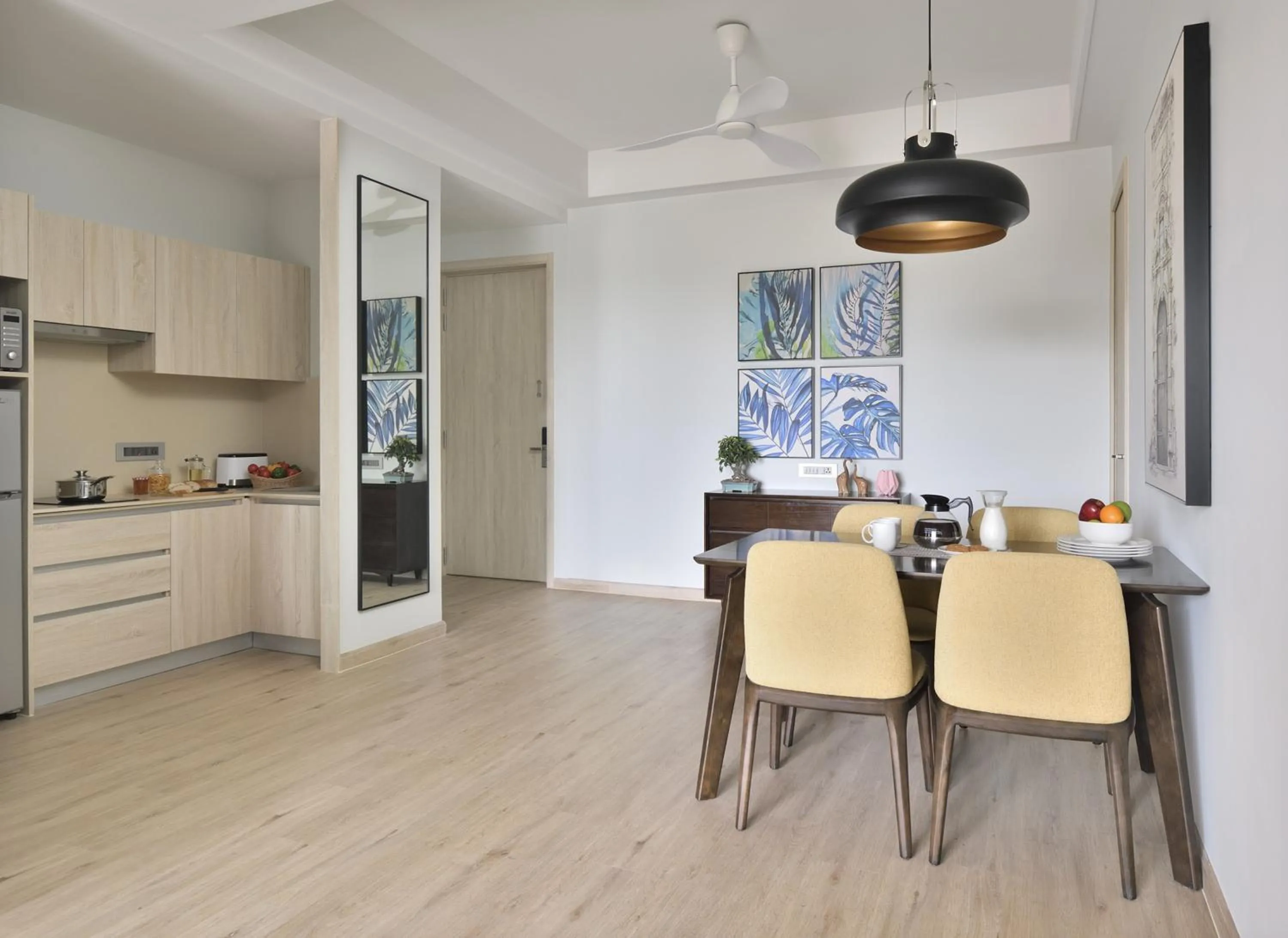 Dining area in Citadines Arpora Nagoa Goa