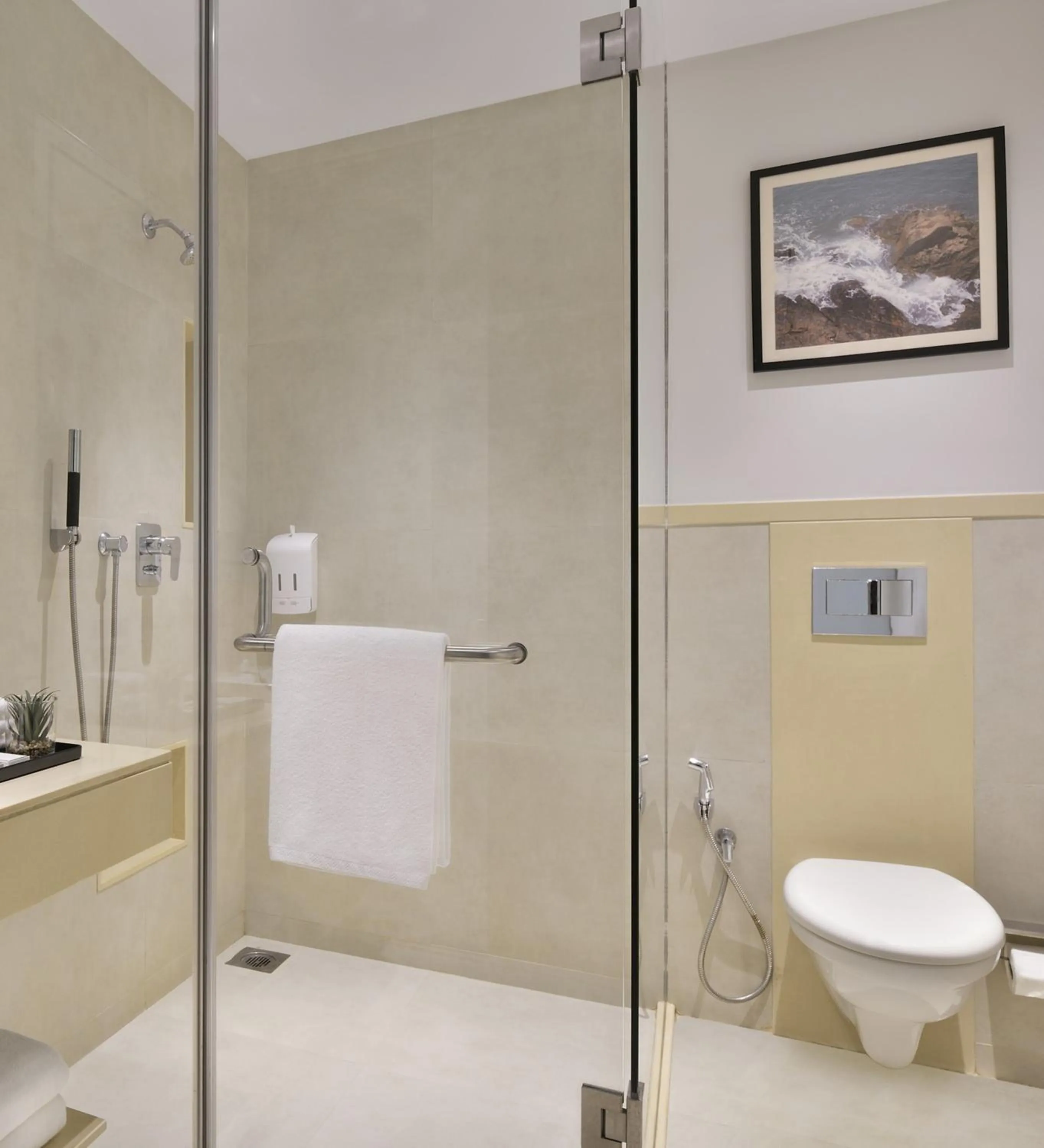 Shower in Citadines Arpora Nagoa Goa