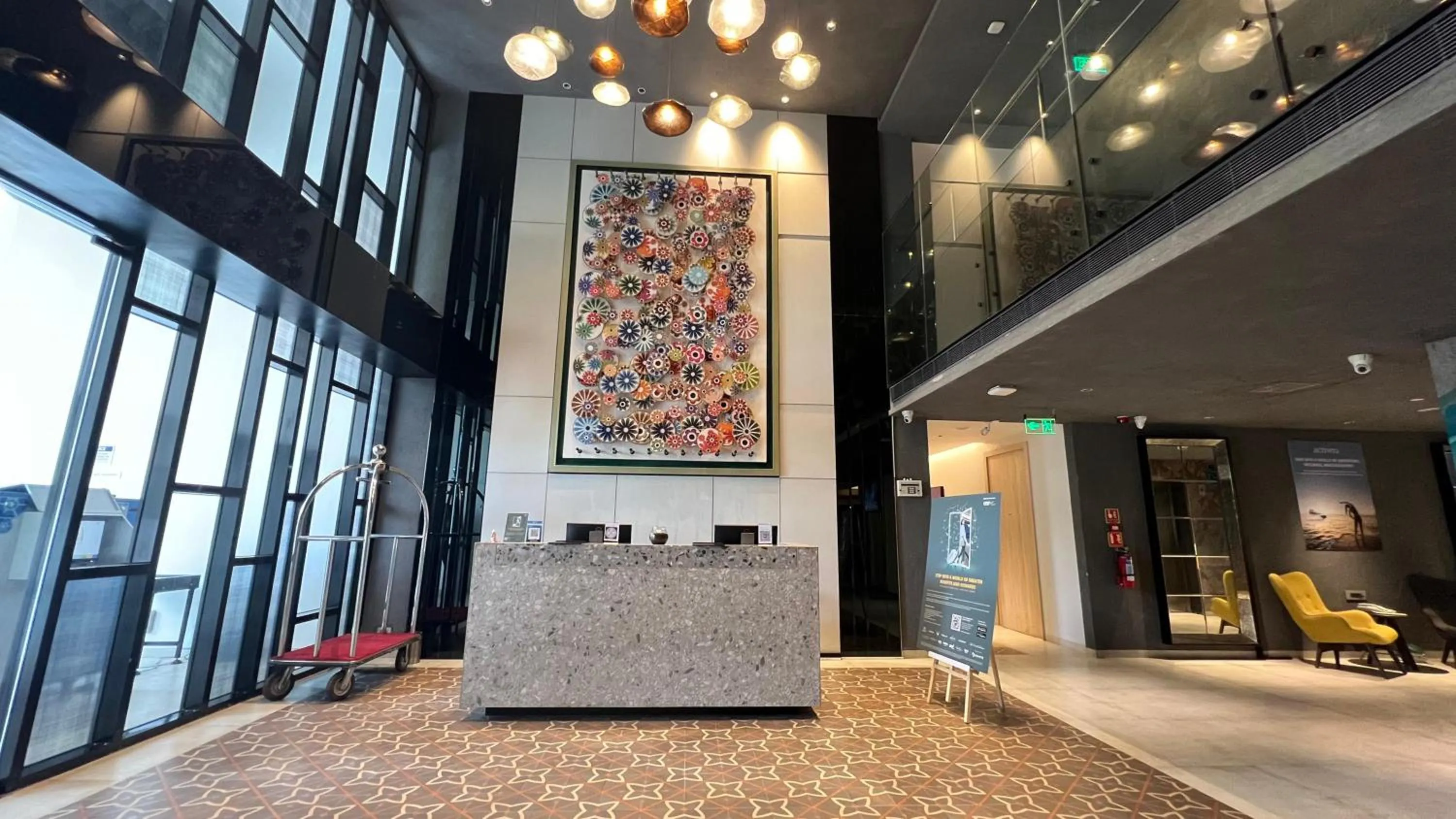 Lobby or reception in Citadines Arpora Nagoa Goa