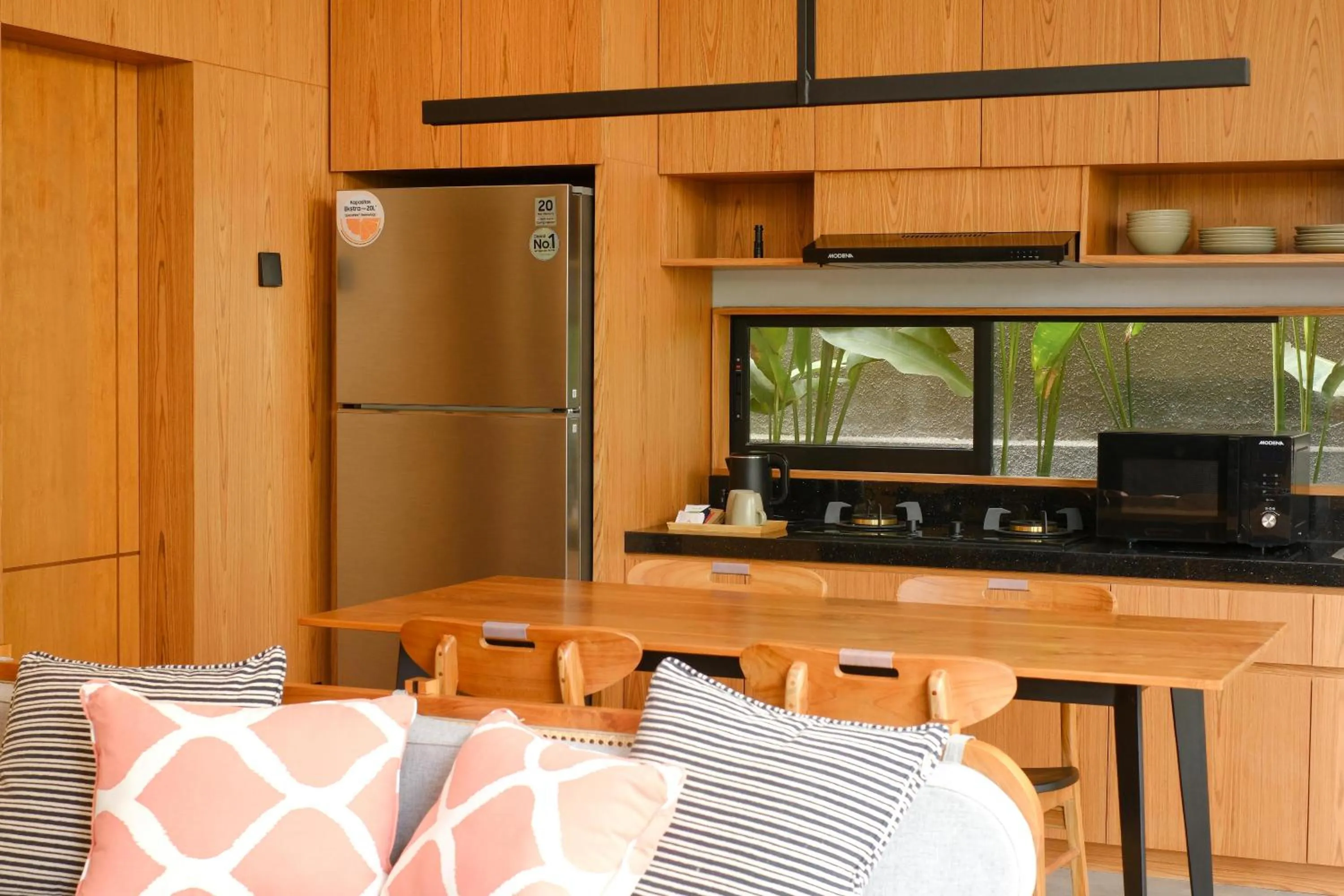 kitchen in Damara Village Ubud by Alaya Private Estate