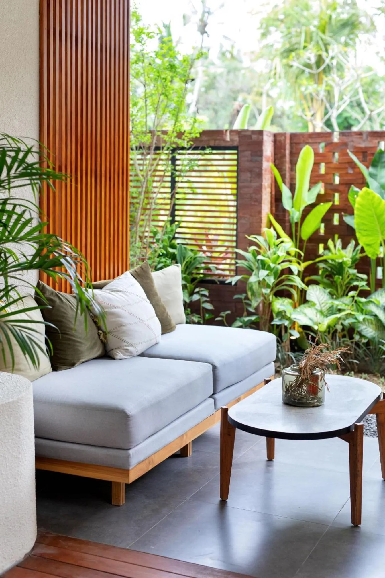 Seating area in Damara Village Ubud by Alaya Private Estate