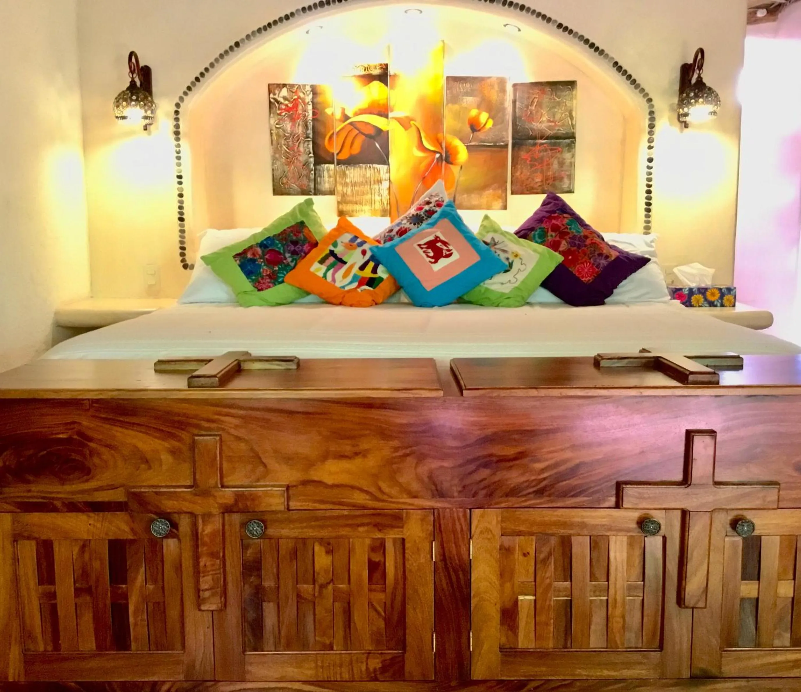 Bedroom, Bed in Hacienda La Rusa