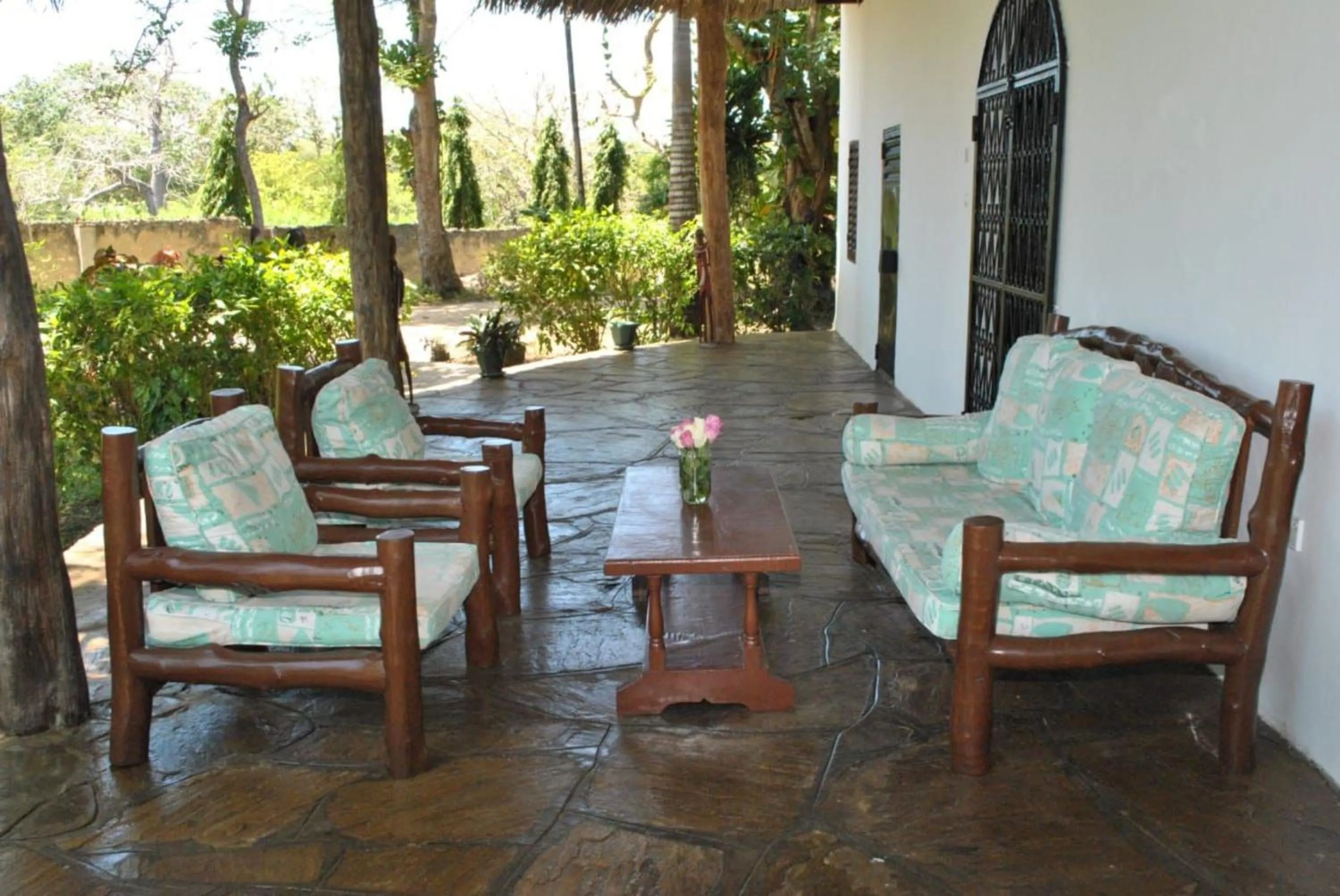 Patio in Sonnie House Diani