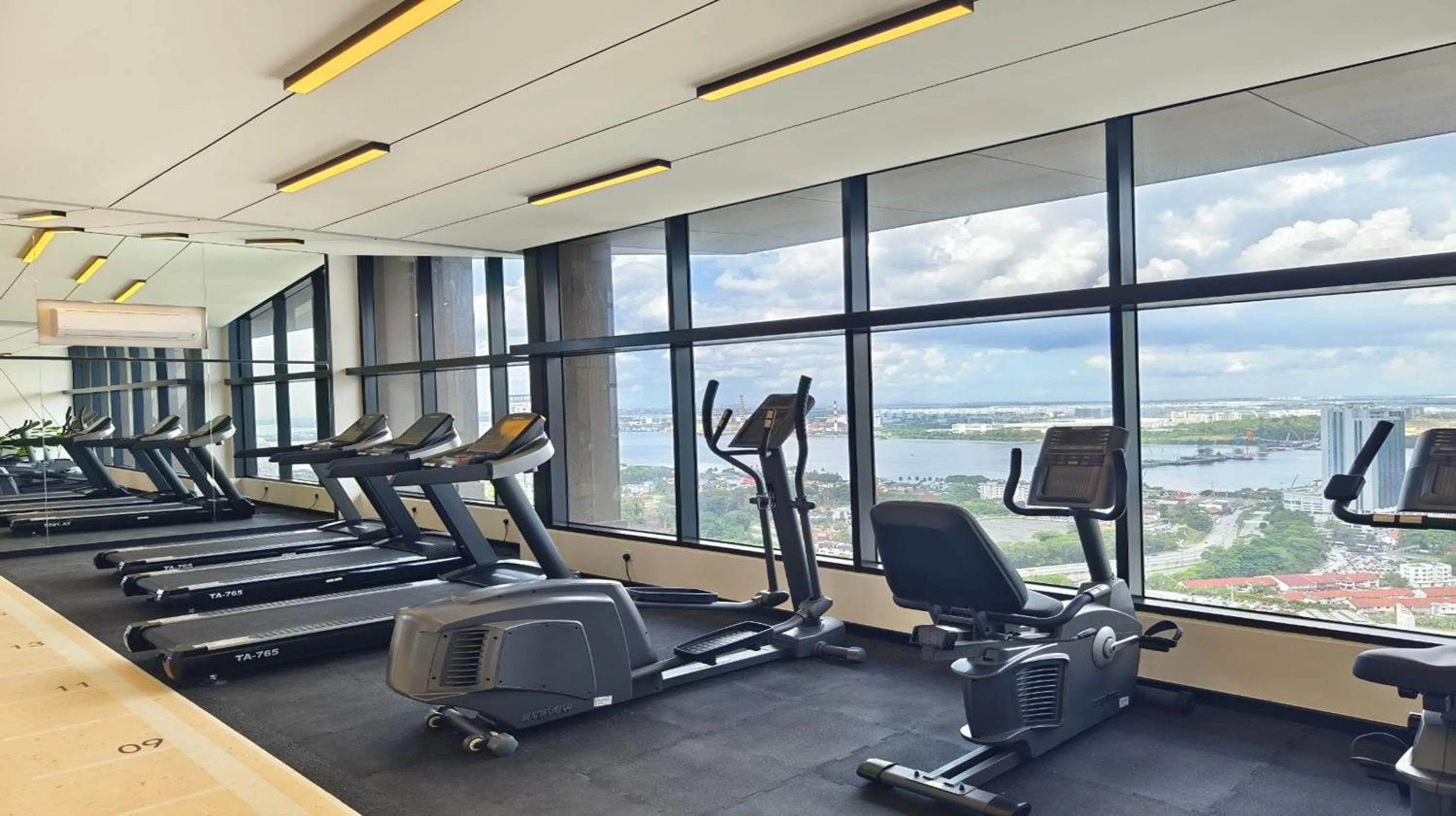 Fitness centre/facilities in Twin Tower Johor Bahru by Glex