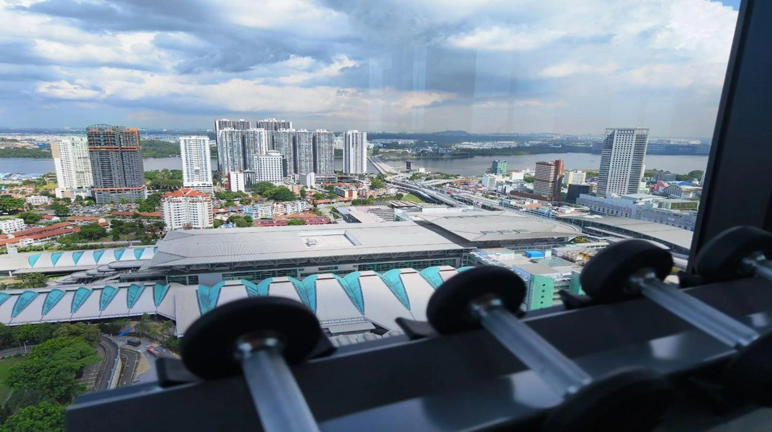 Fitness centre/facilities in Twin Tower Johor Bahru by Glex