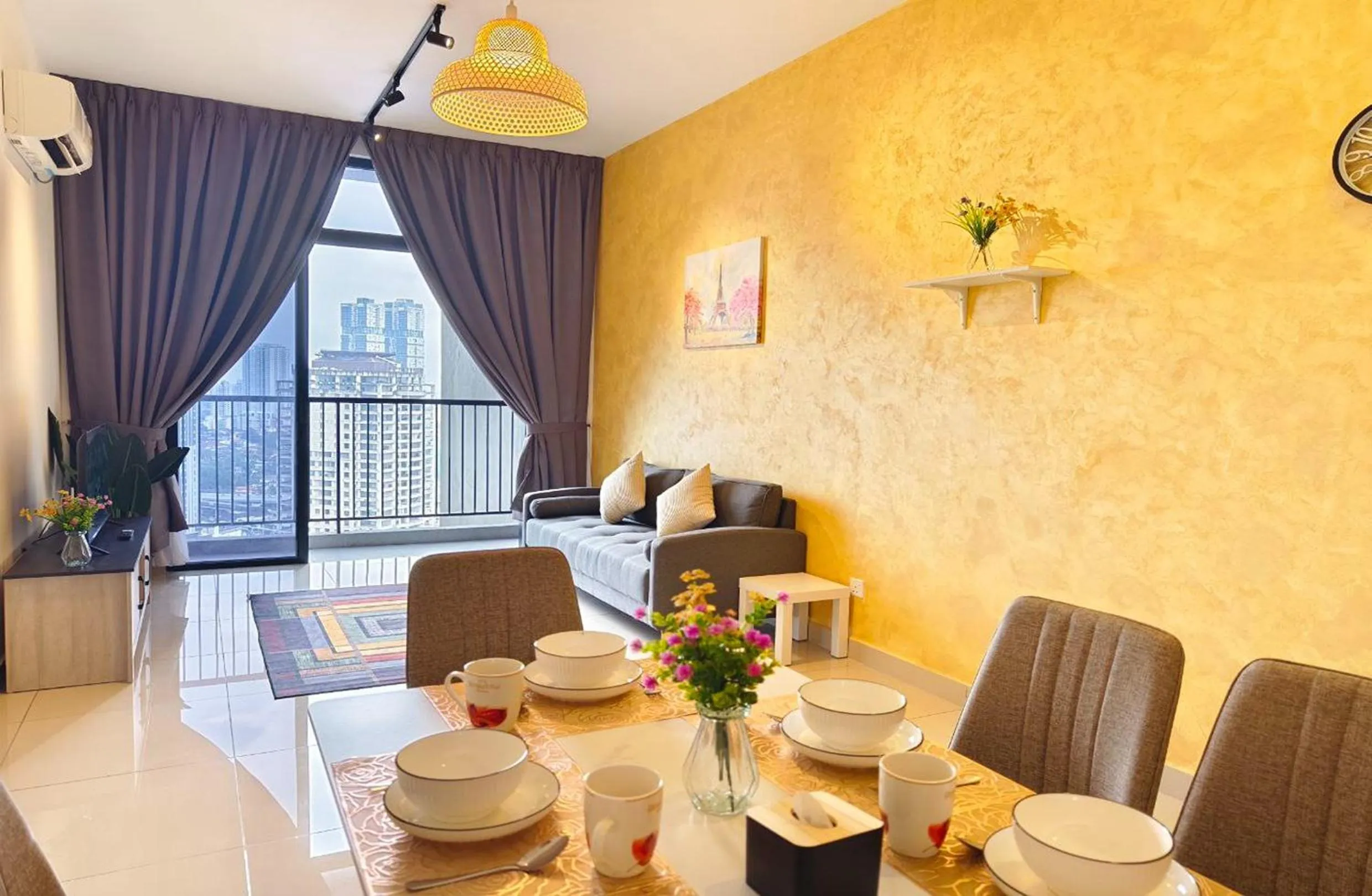 Seating area in Twin Tower Johor Bahru by Glex