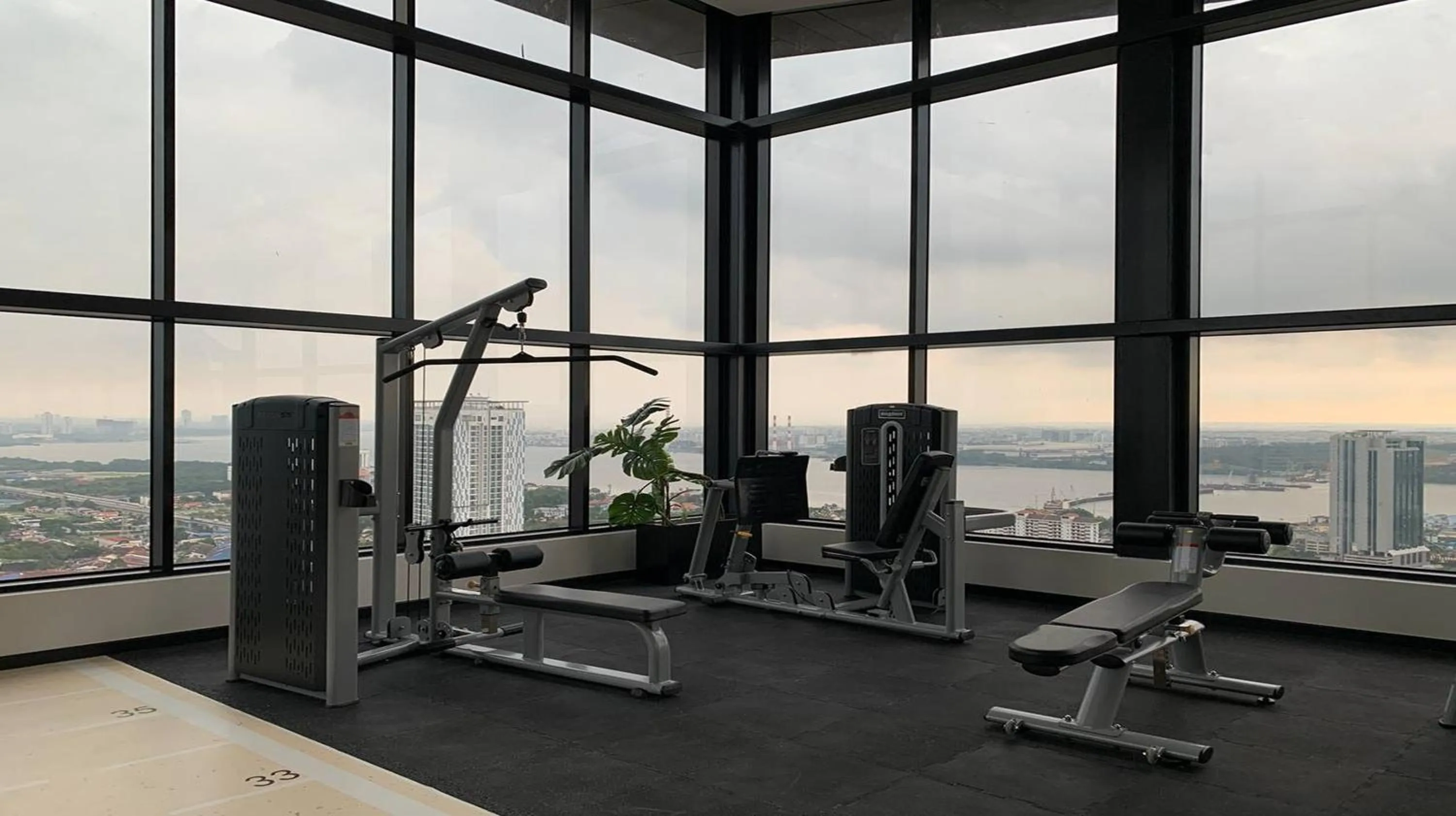 Fitness centre/facilities in Twin Tower Johor Bahru by Glex