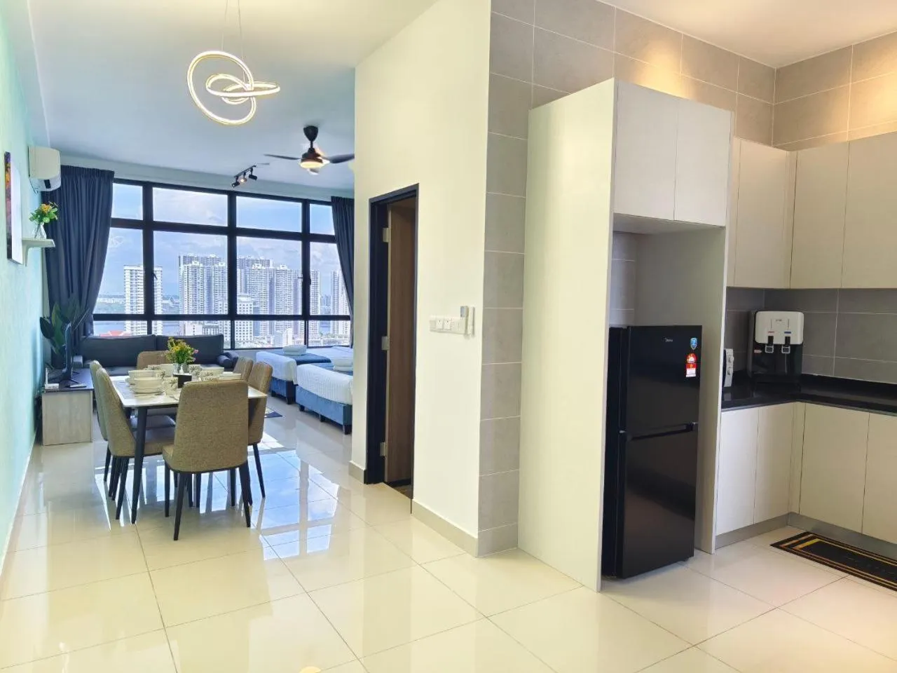 Seating area in Twin Tower Johor Bahru by Glex