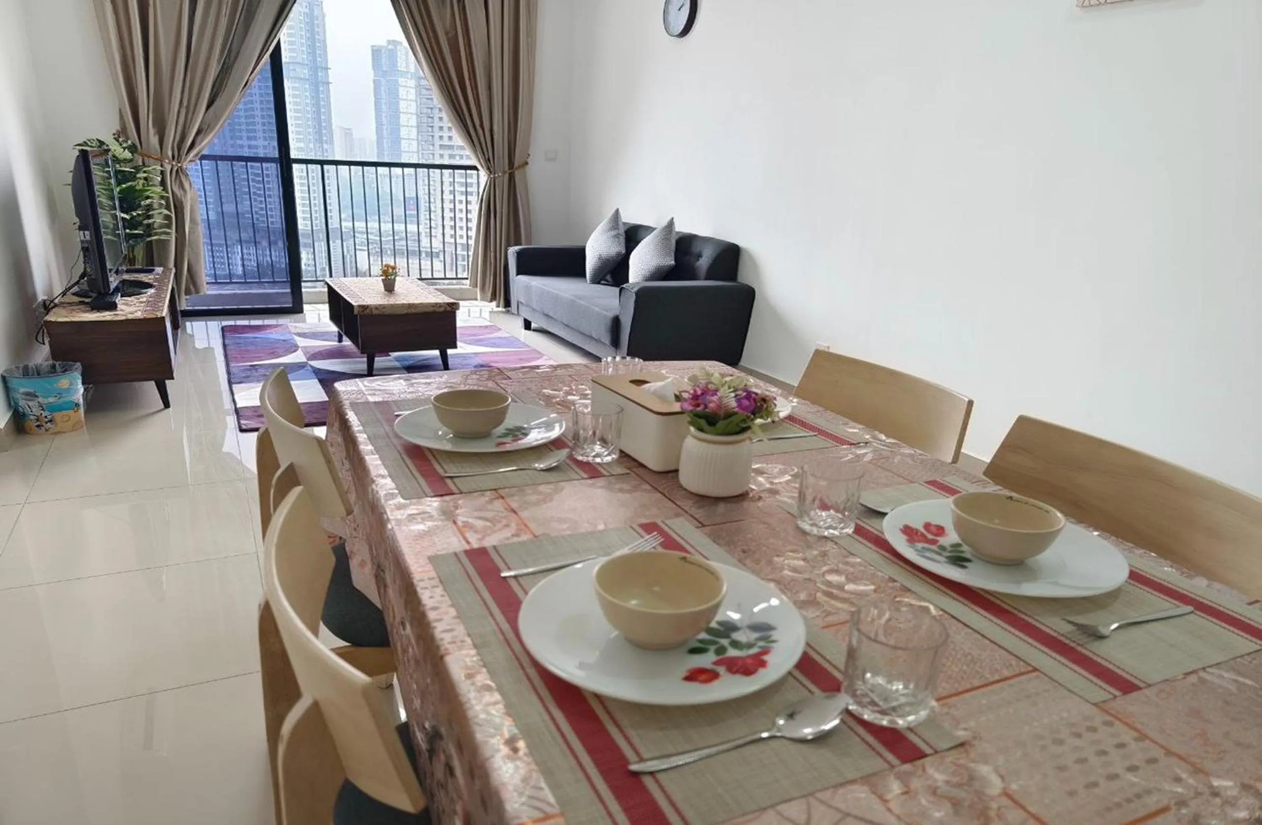 Dining area in Twin Tower Johor Bahru by Glex