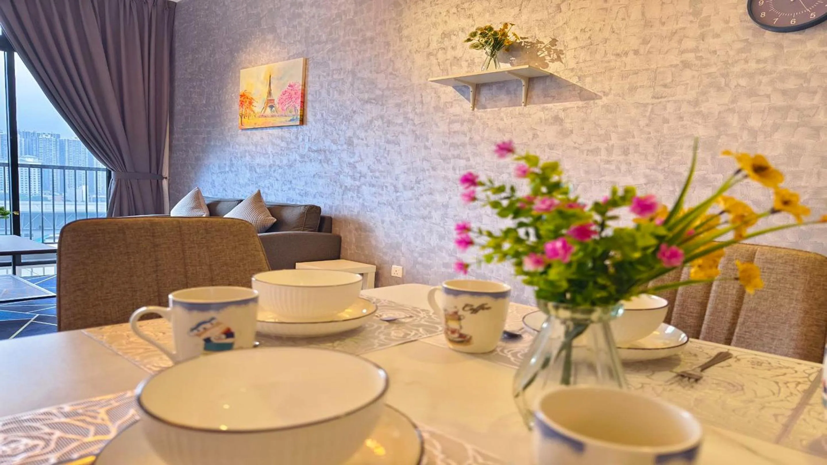 Living room in Twin Tower Johor Bahru by Glex