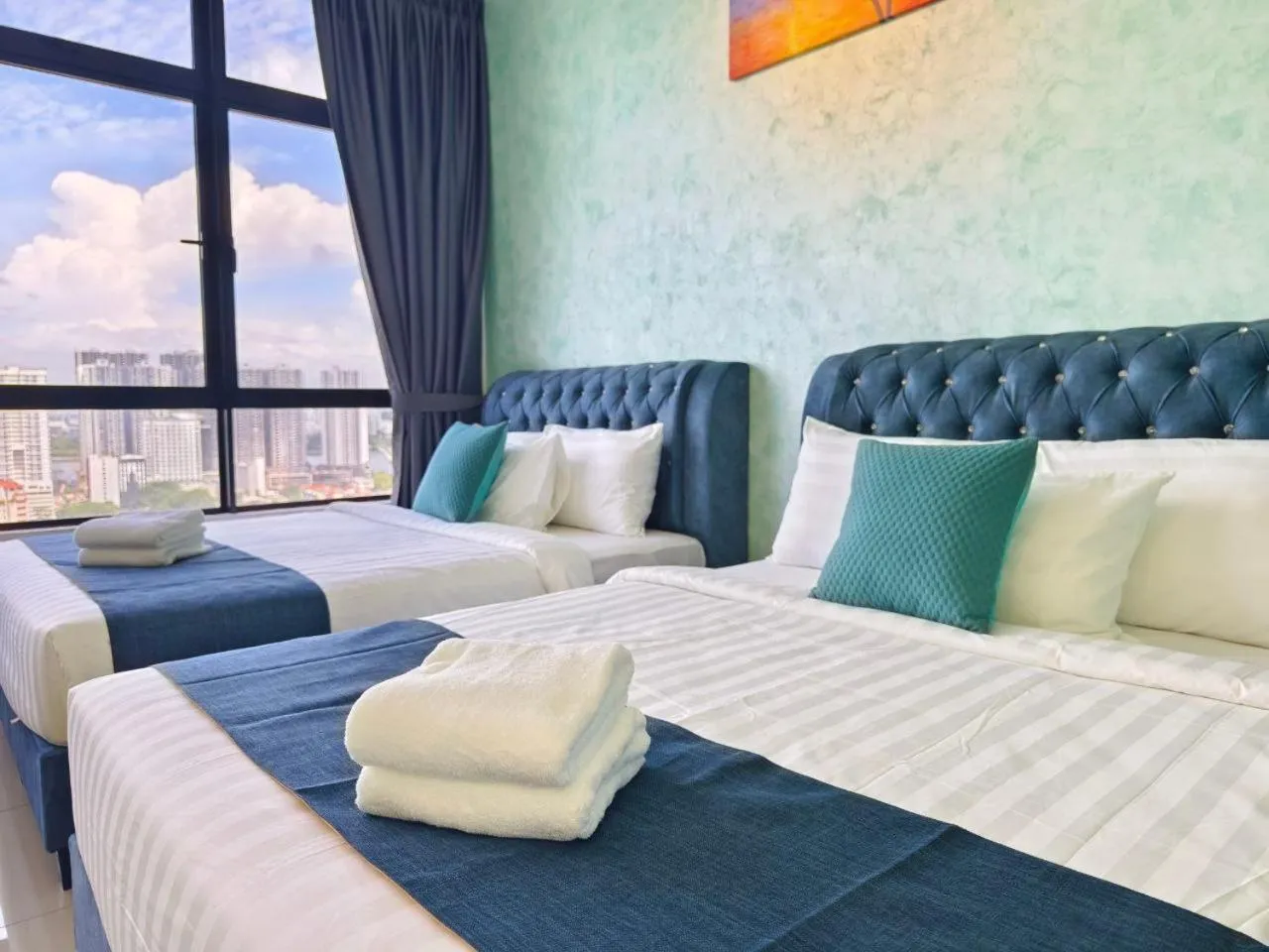 Bedroom, Bed in Twin Tower Johor Bahru by Glex