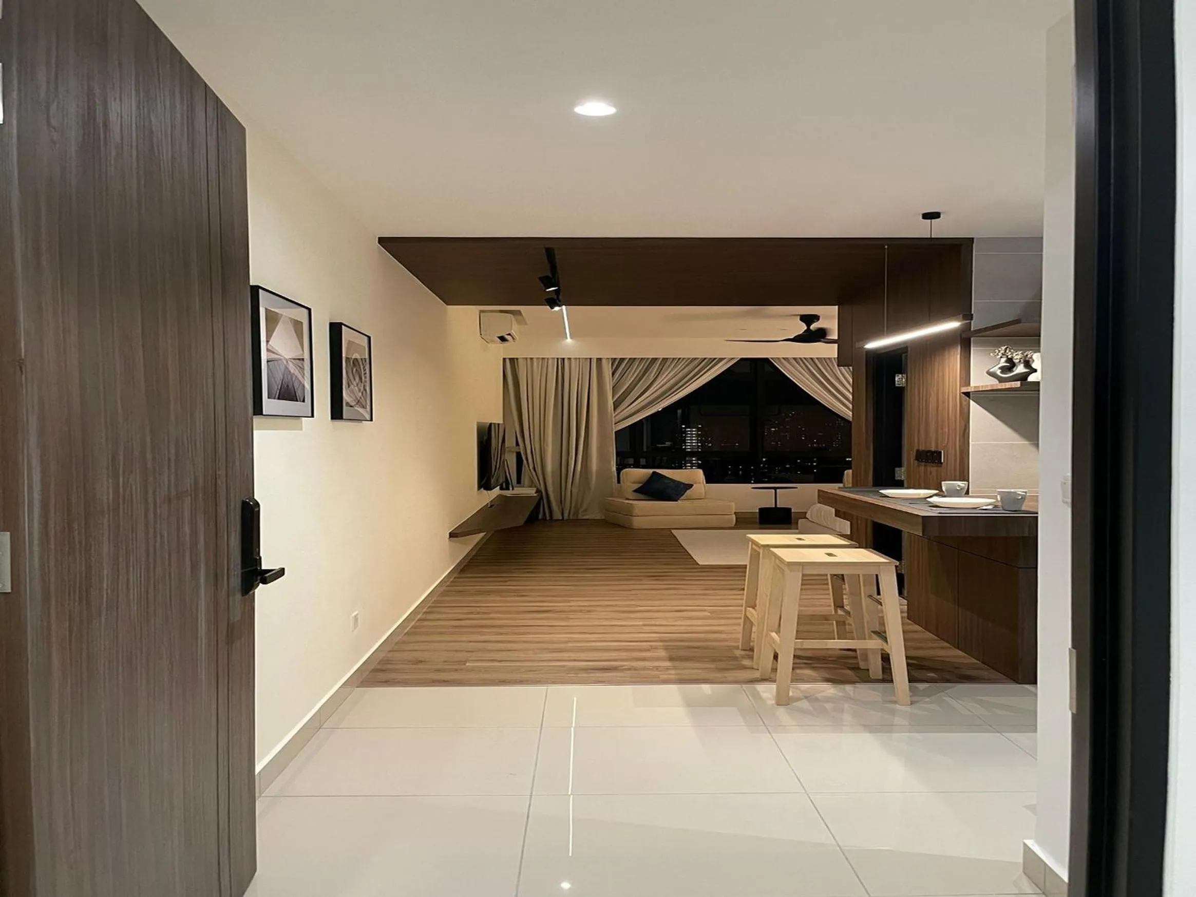 Living room in Twin Tower Johor Bahru by Glex