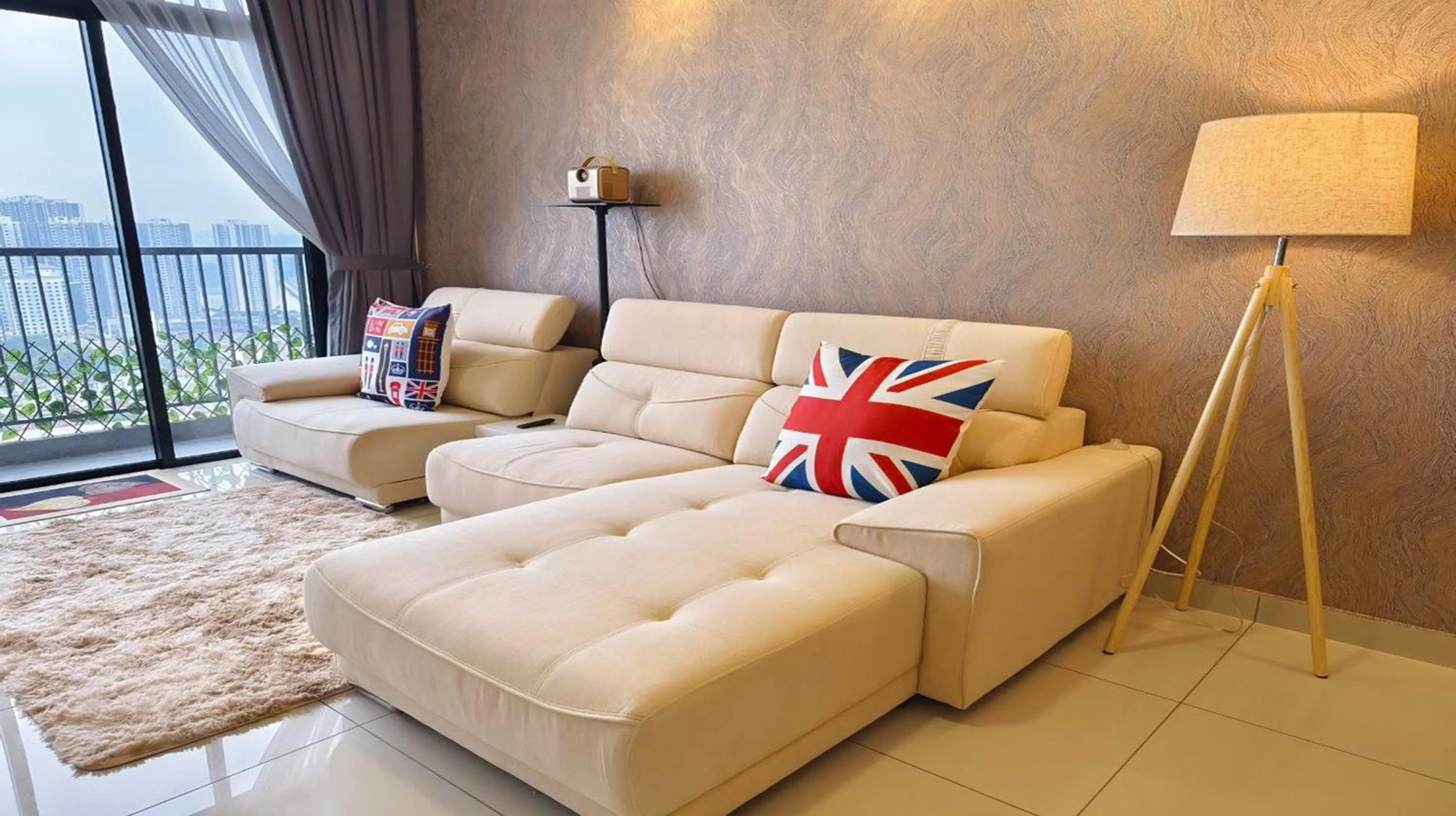 Seating area in Twin Tower Johor Bahru by Glex