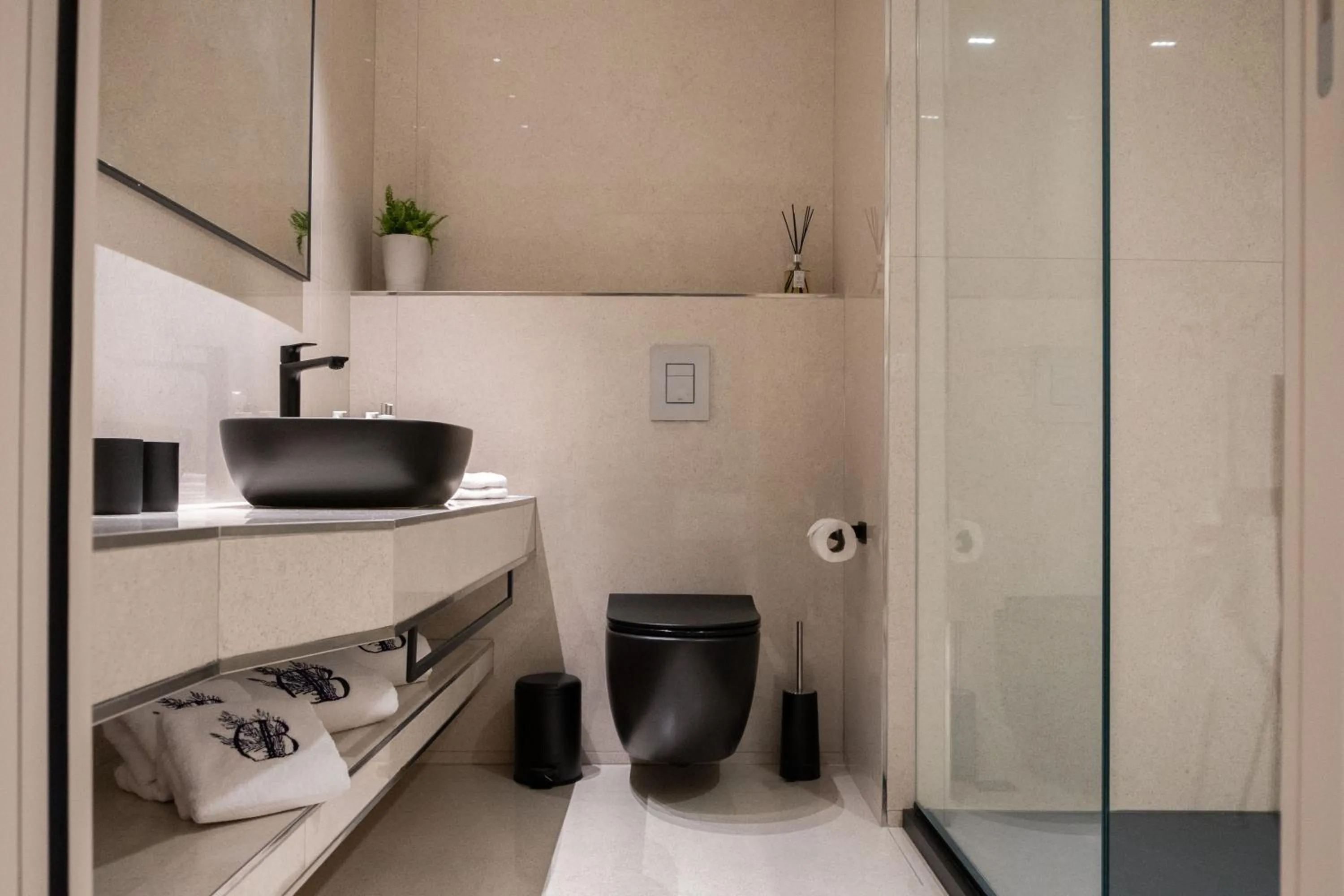 Bathroom in Deep Blu Boutique Hotel