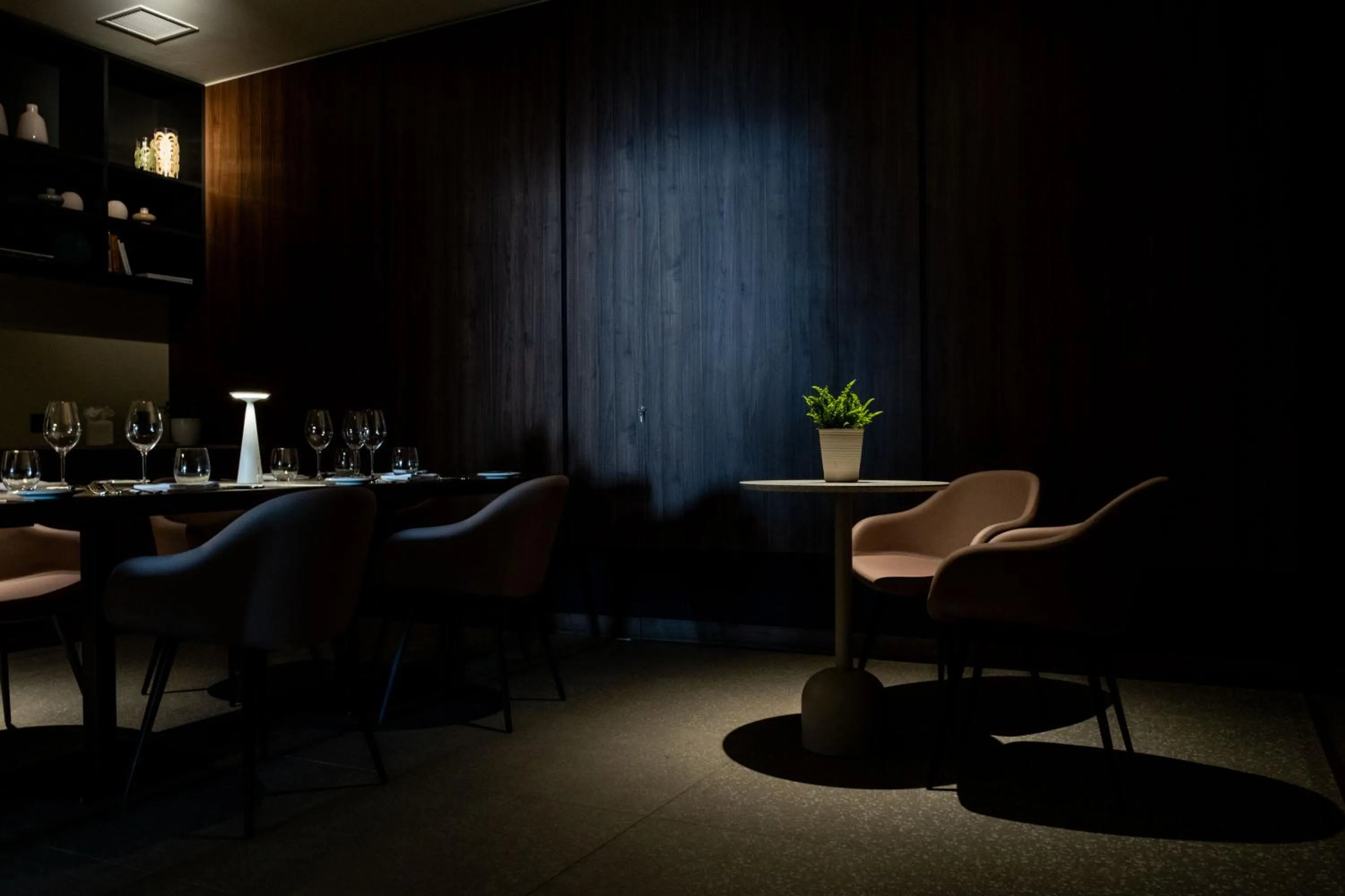 Seating area in Deep Blu Boutique Hotel