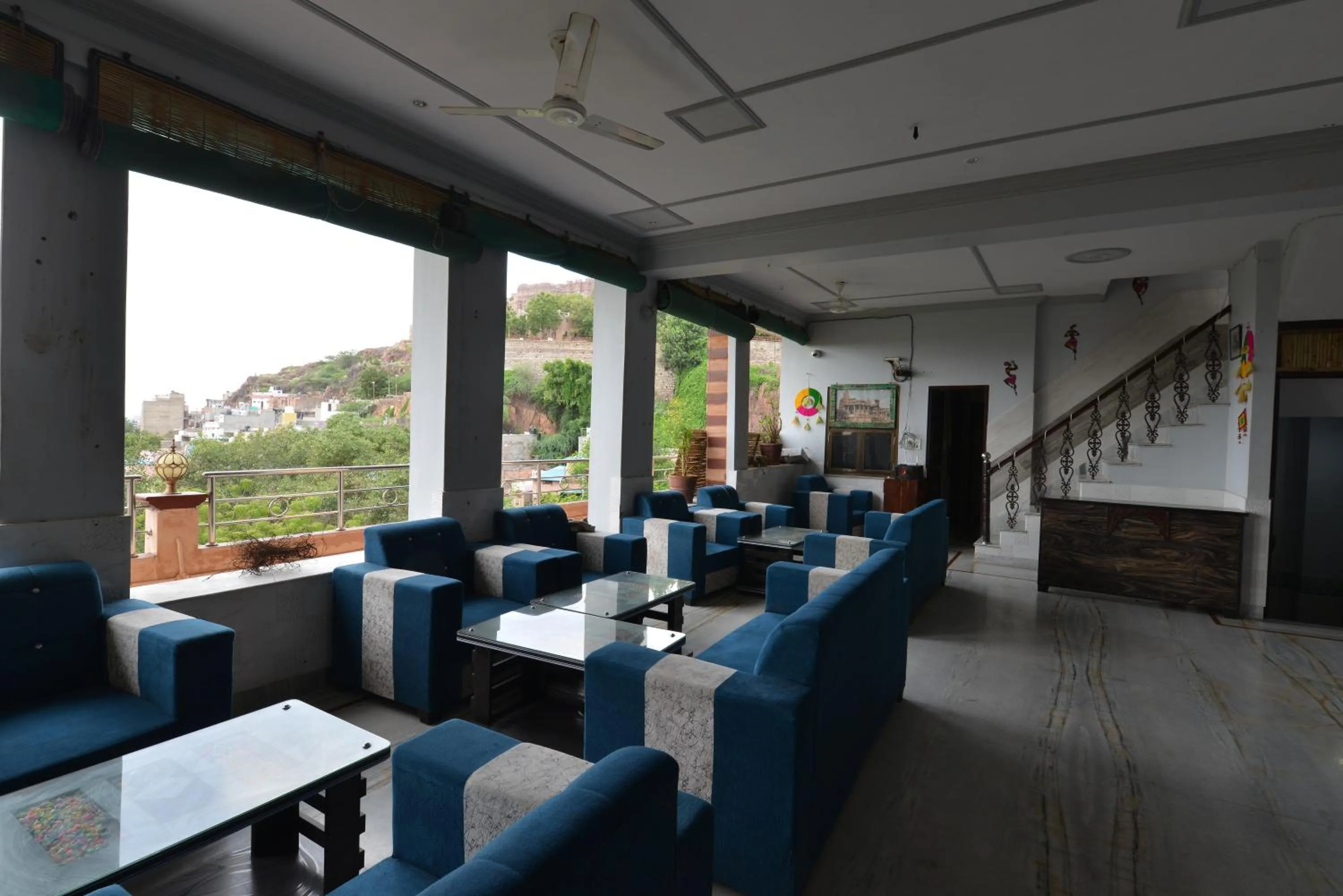 Seating area in Hotel Bawarri Haveli