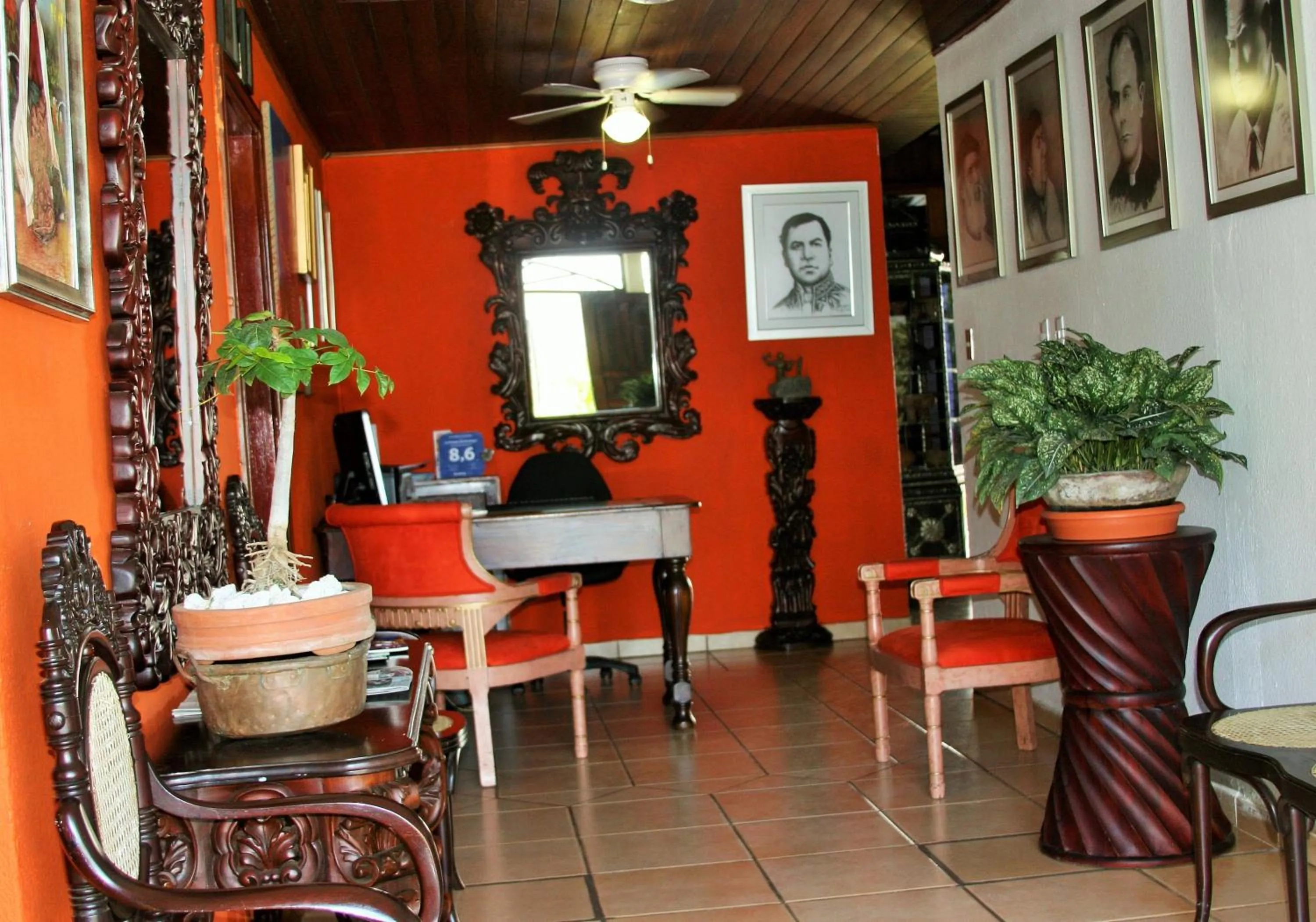 Lobby or reception in La Posada del Arcangel