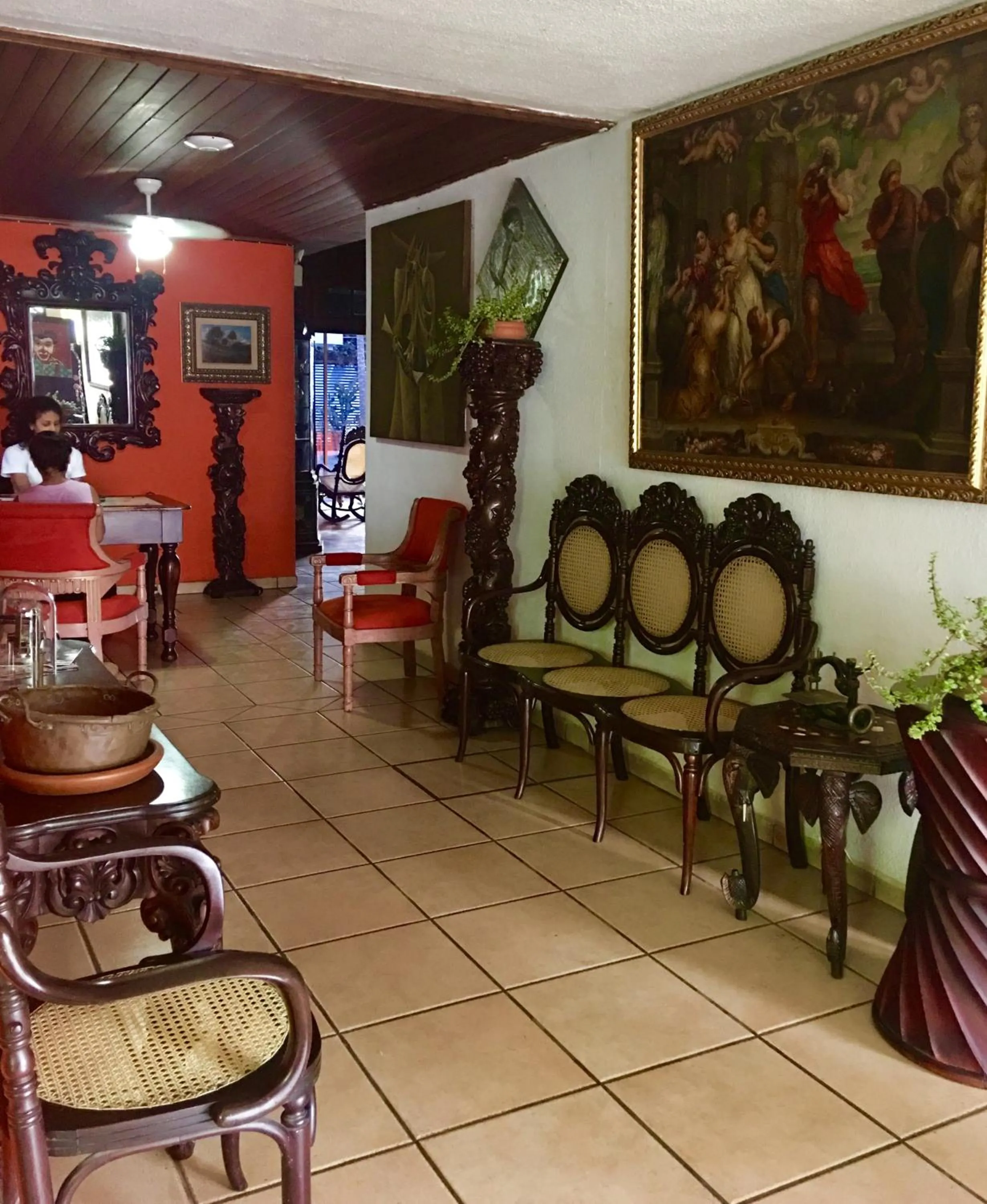 Lobby or reception in La Posada del Arcangel