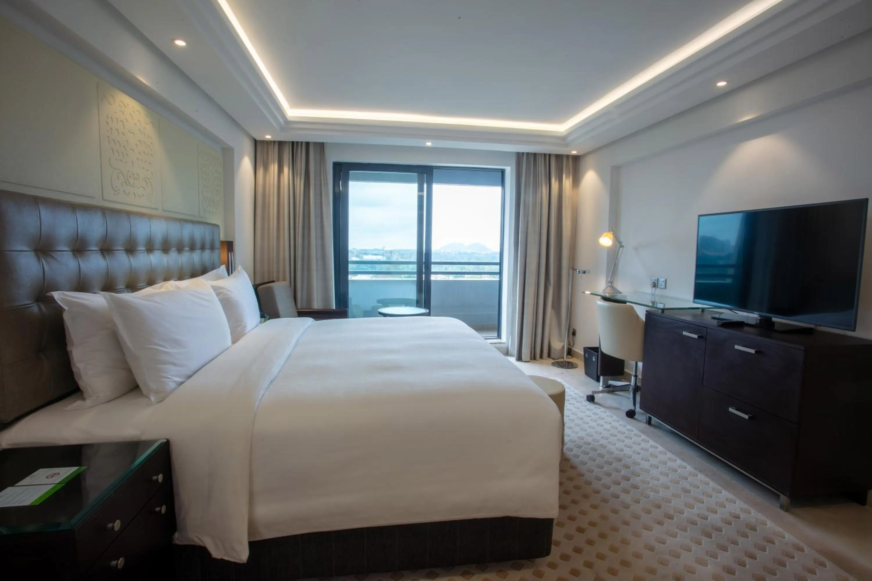 Bed in Abuja Continental Hotel