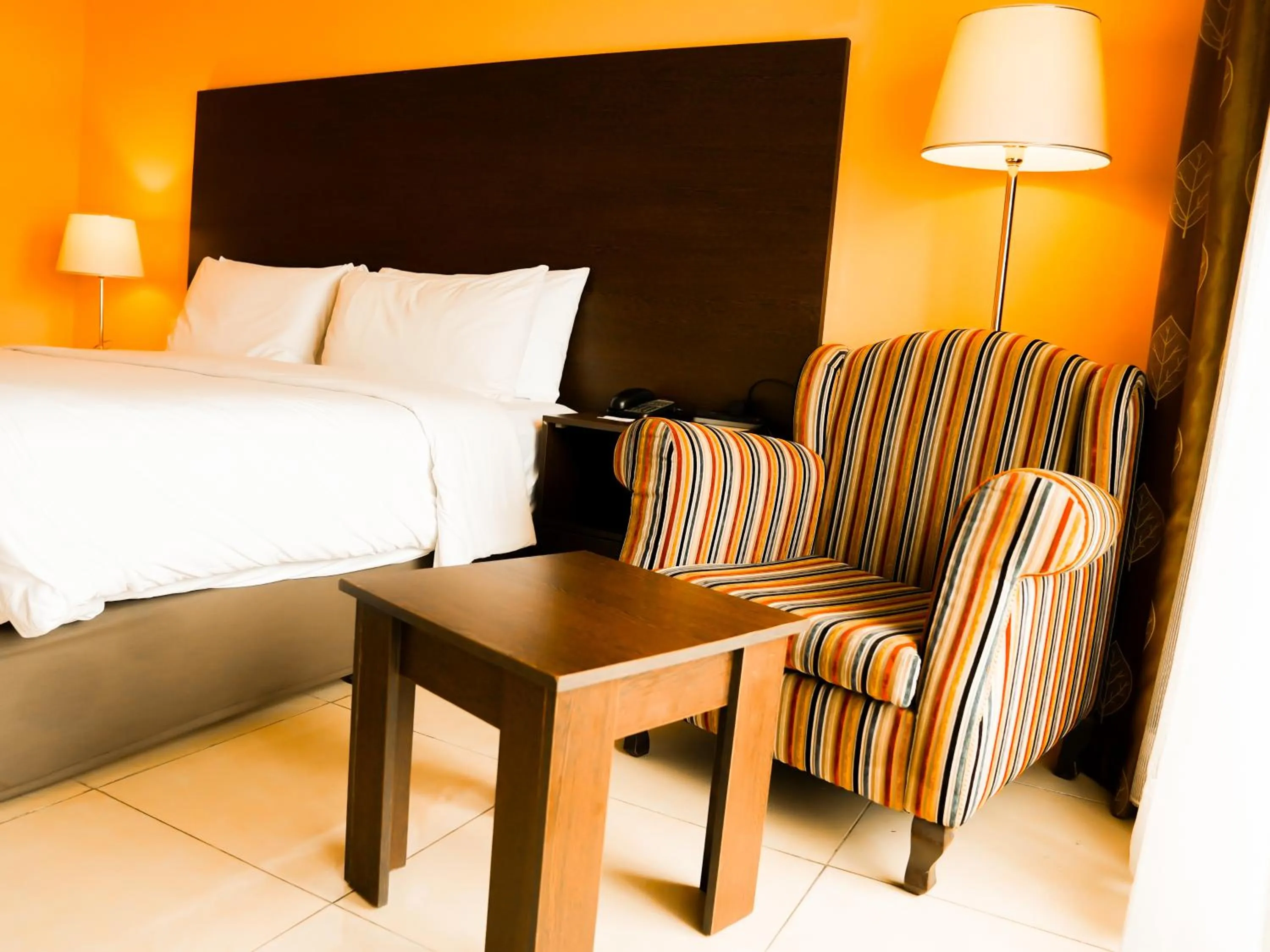 Bed in Abuja Continental Hotel