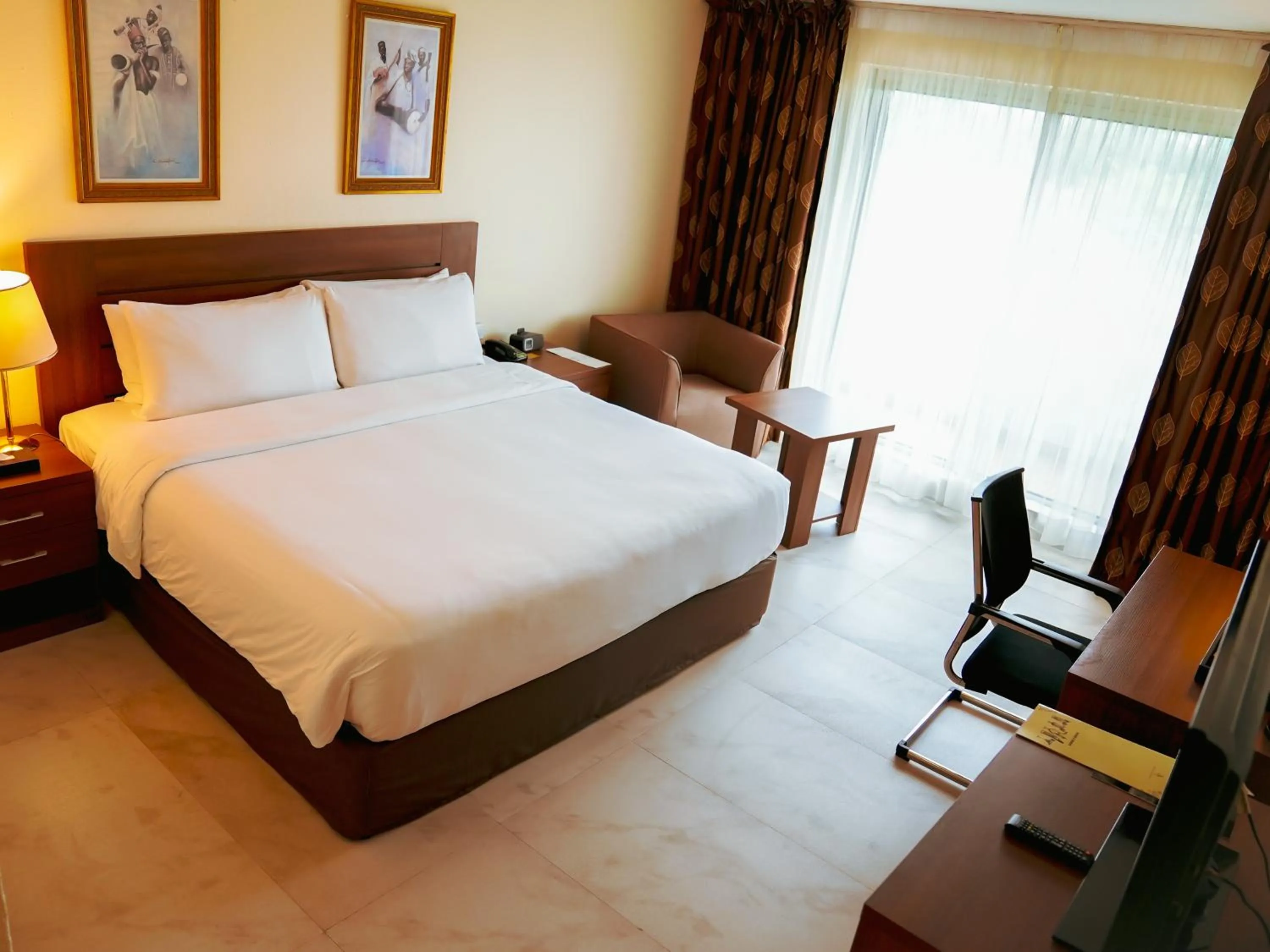 Bed in Abuja Continental Hotel