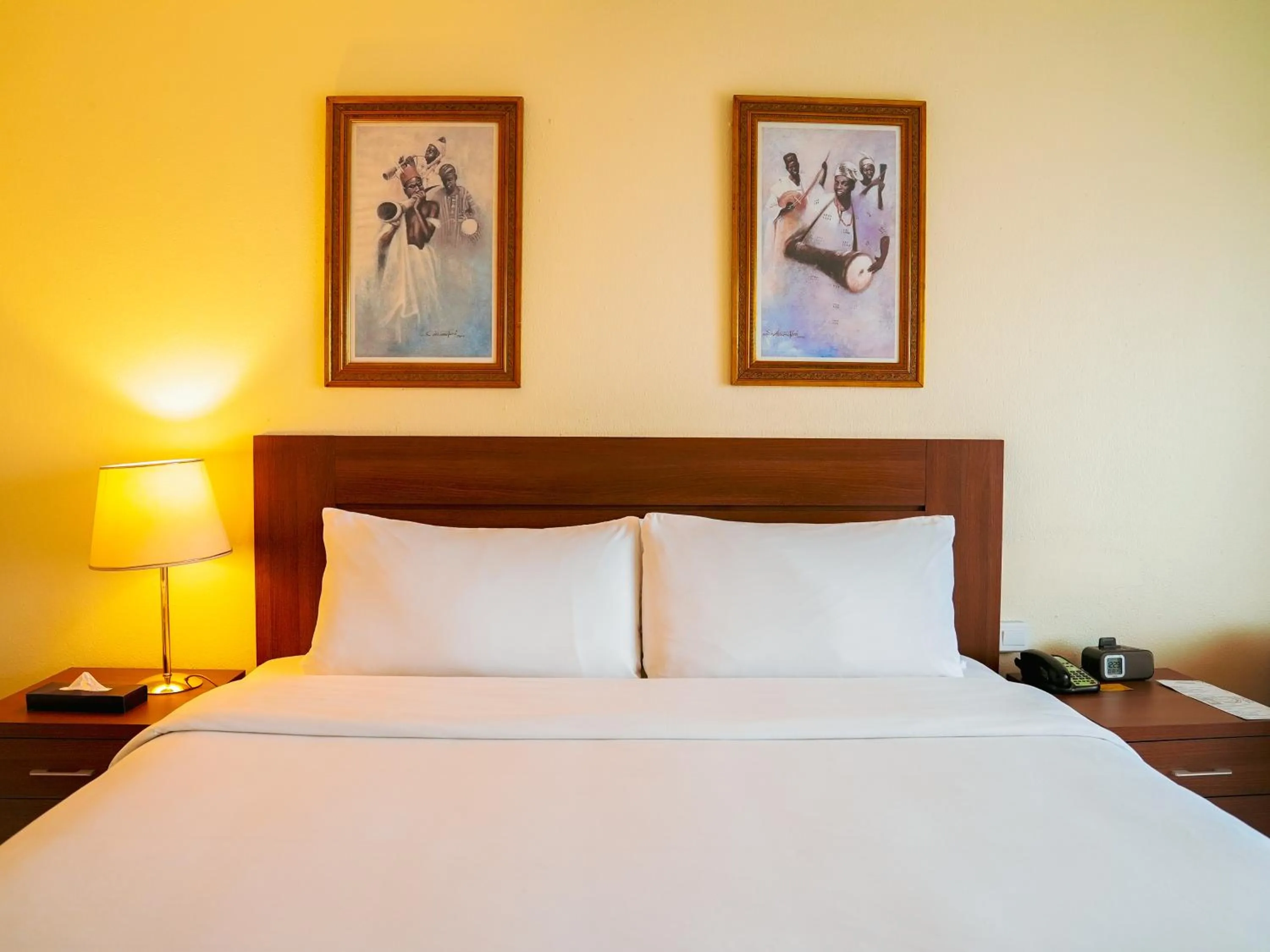 Bed in Abuja Continental Hotel