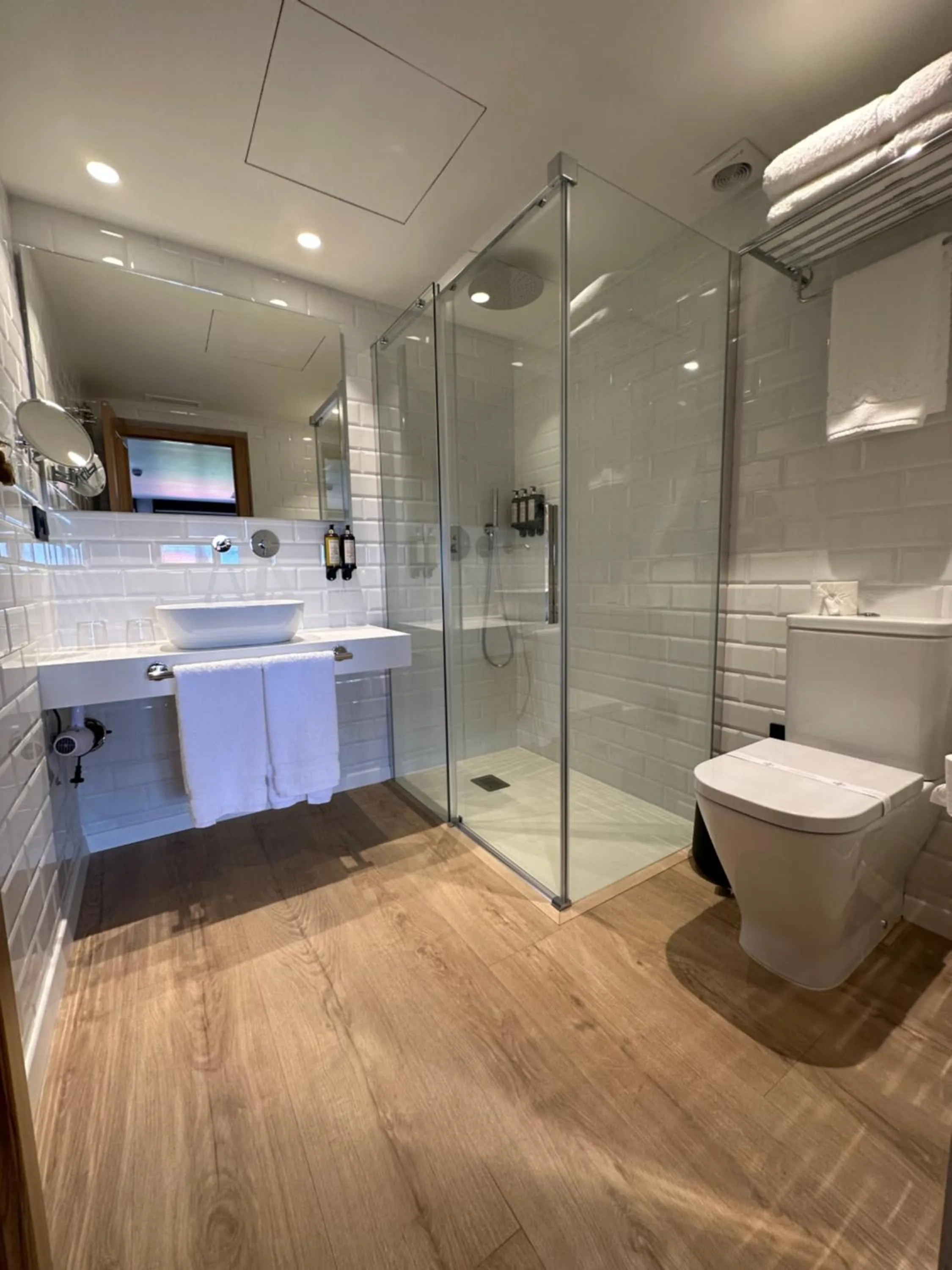 Shower in Hotel El Rosal de Cudillero