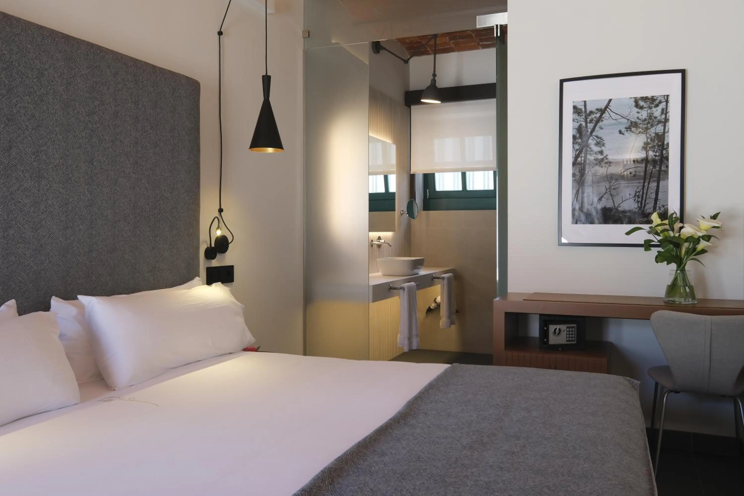 Bed in Hotel El Rosal de Cudillero