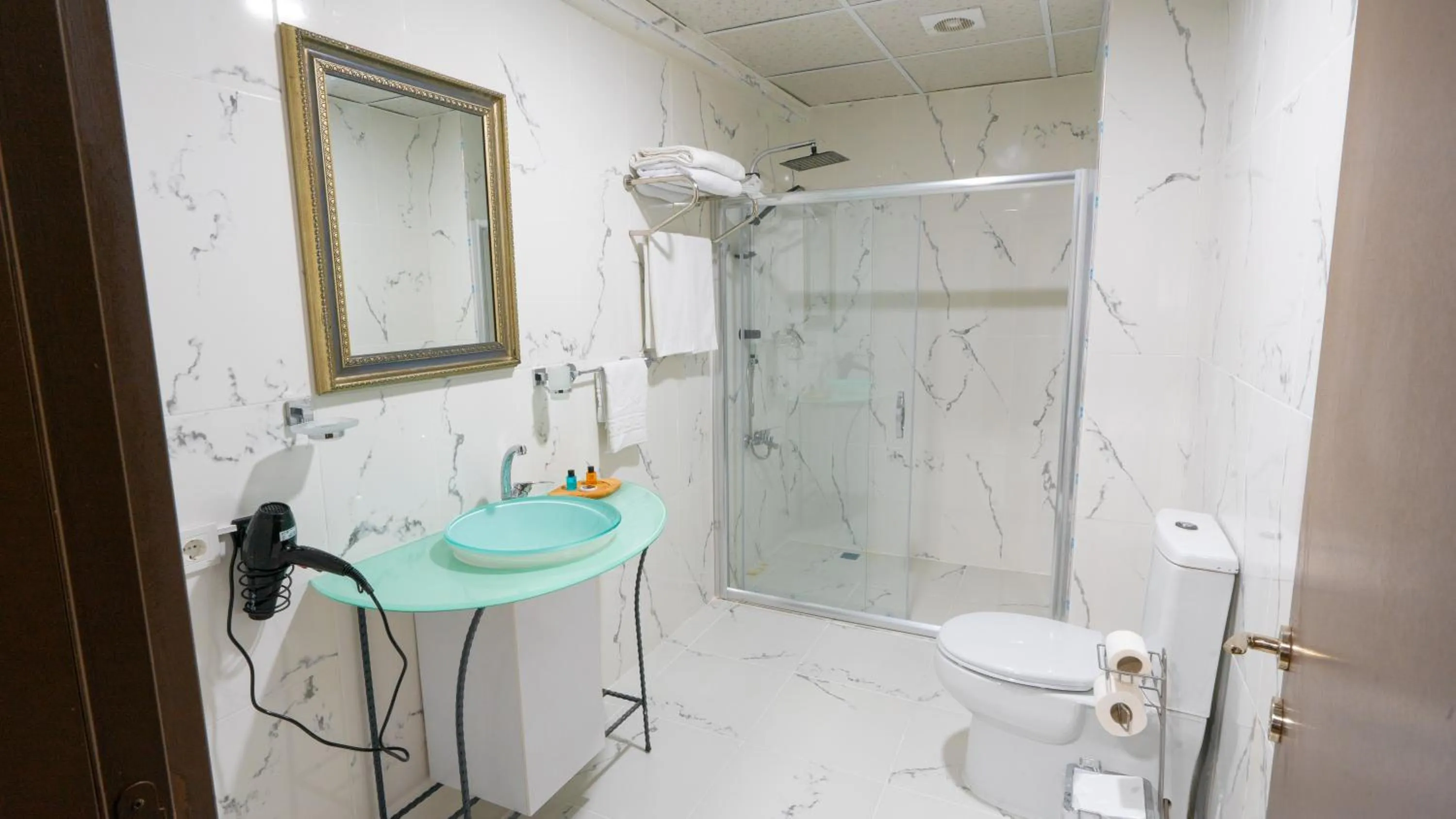 Shower in Gardan Hotel