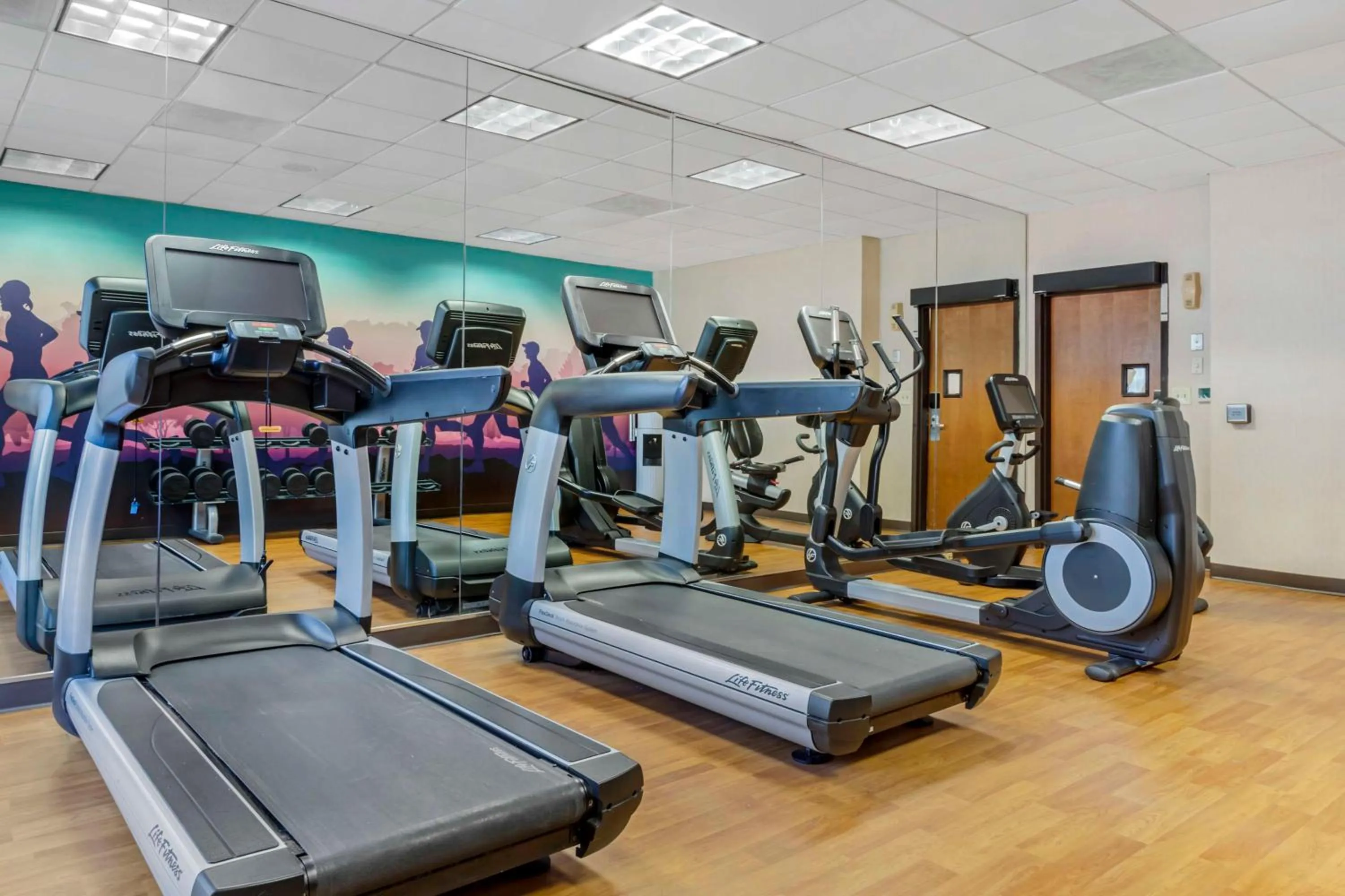 Fitness centre/facilities in Hyatt Place Houston-North