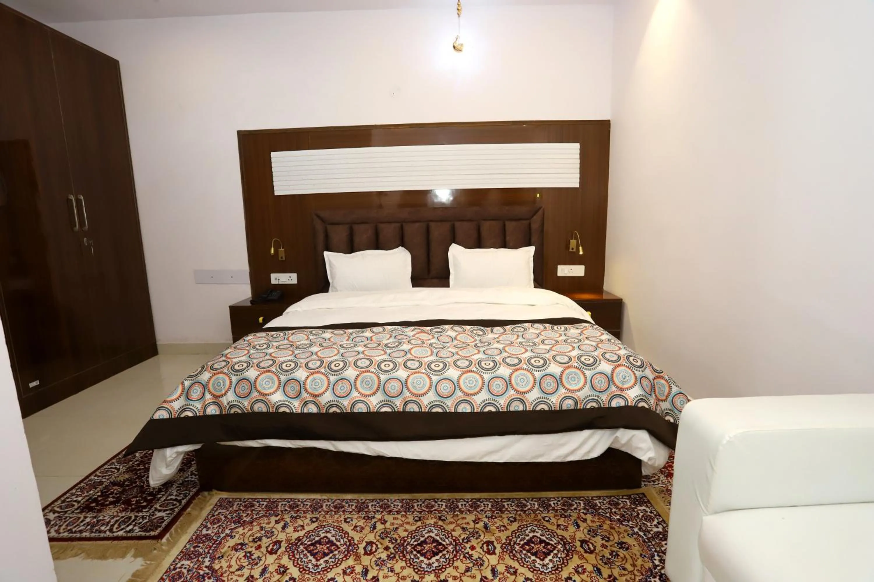 Bed in VRINDAVAN GUEST HOUSE