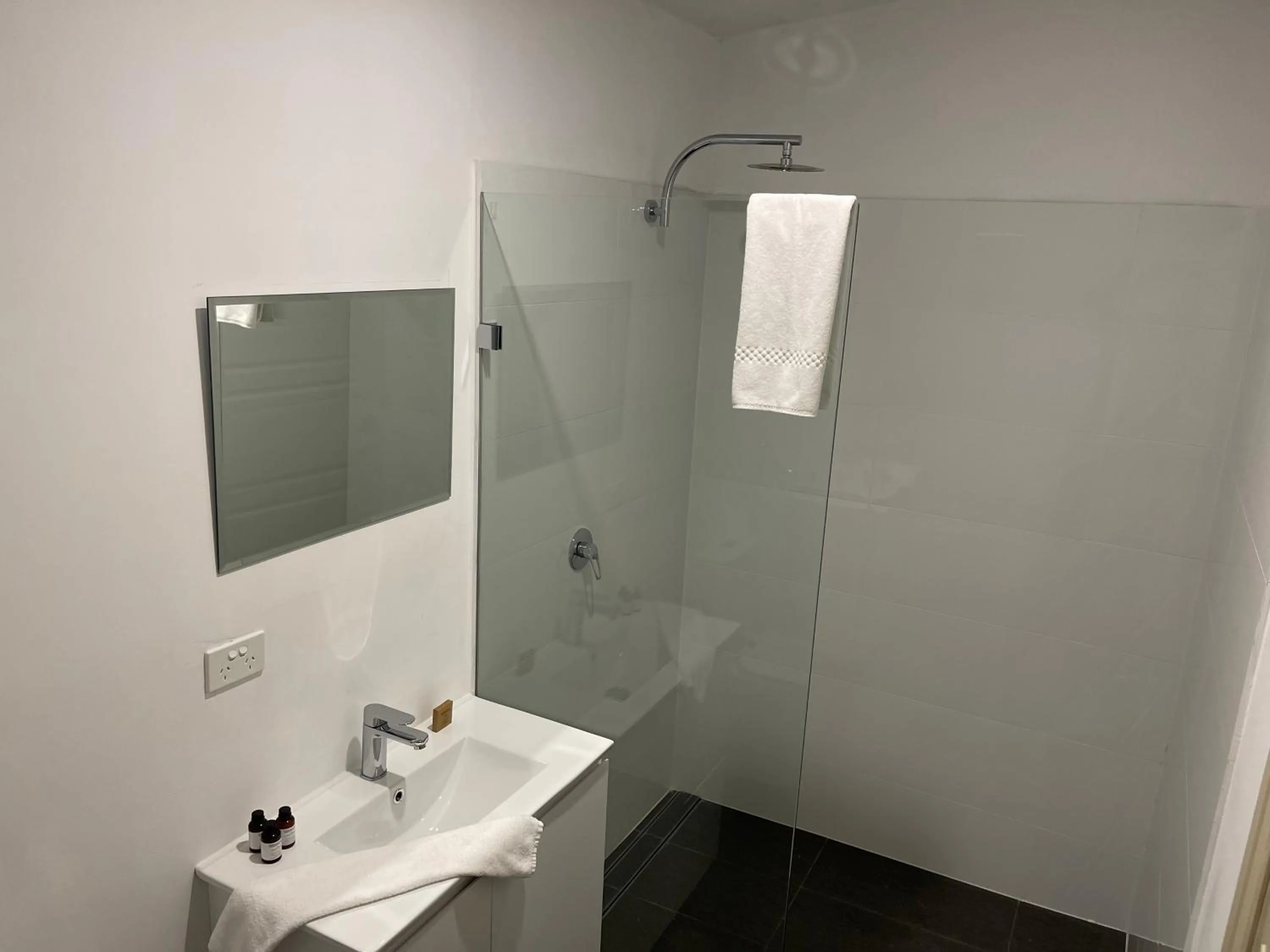 Shower in H Boutique Hotel