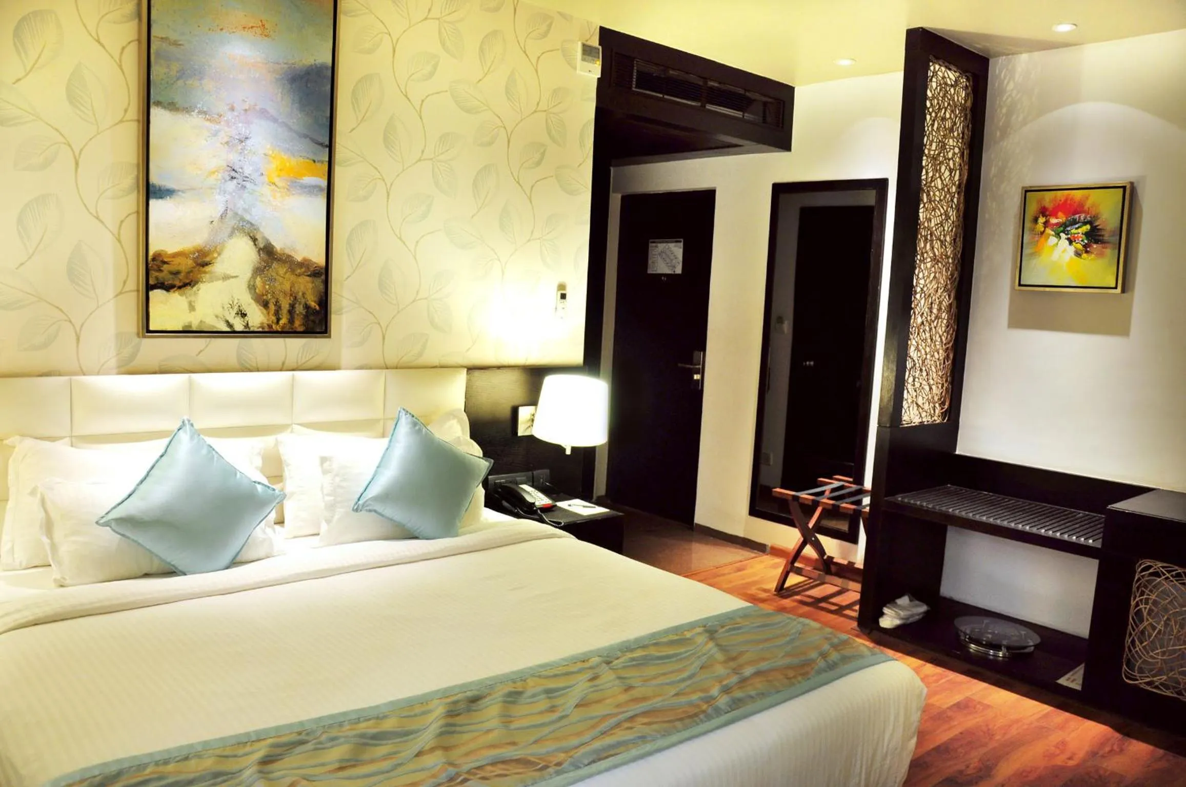 Decorative detail, Bed in Hotel Senses