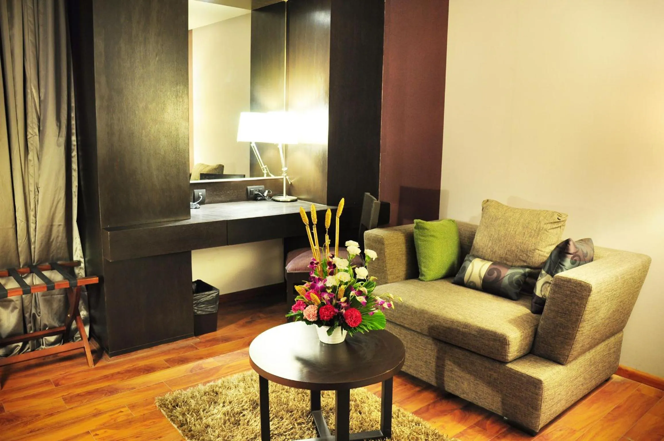 Seating area in Hotel Senses