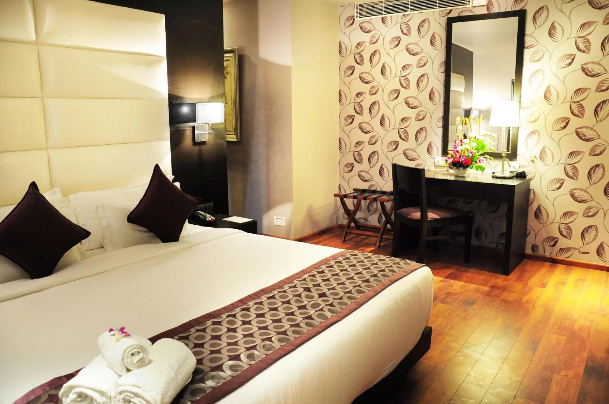 Decorative detail, Bed in Hotel Senses