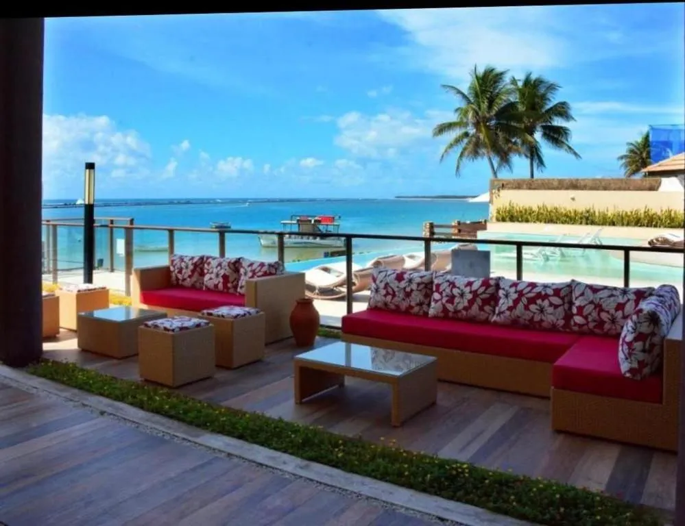 Lounge or bar in Barra Bali - Pé na areia com Vista Mar