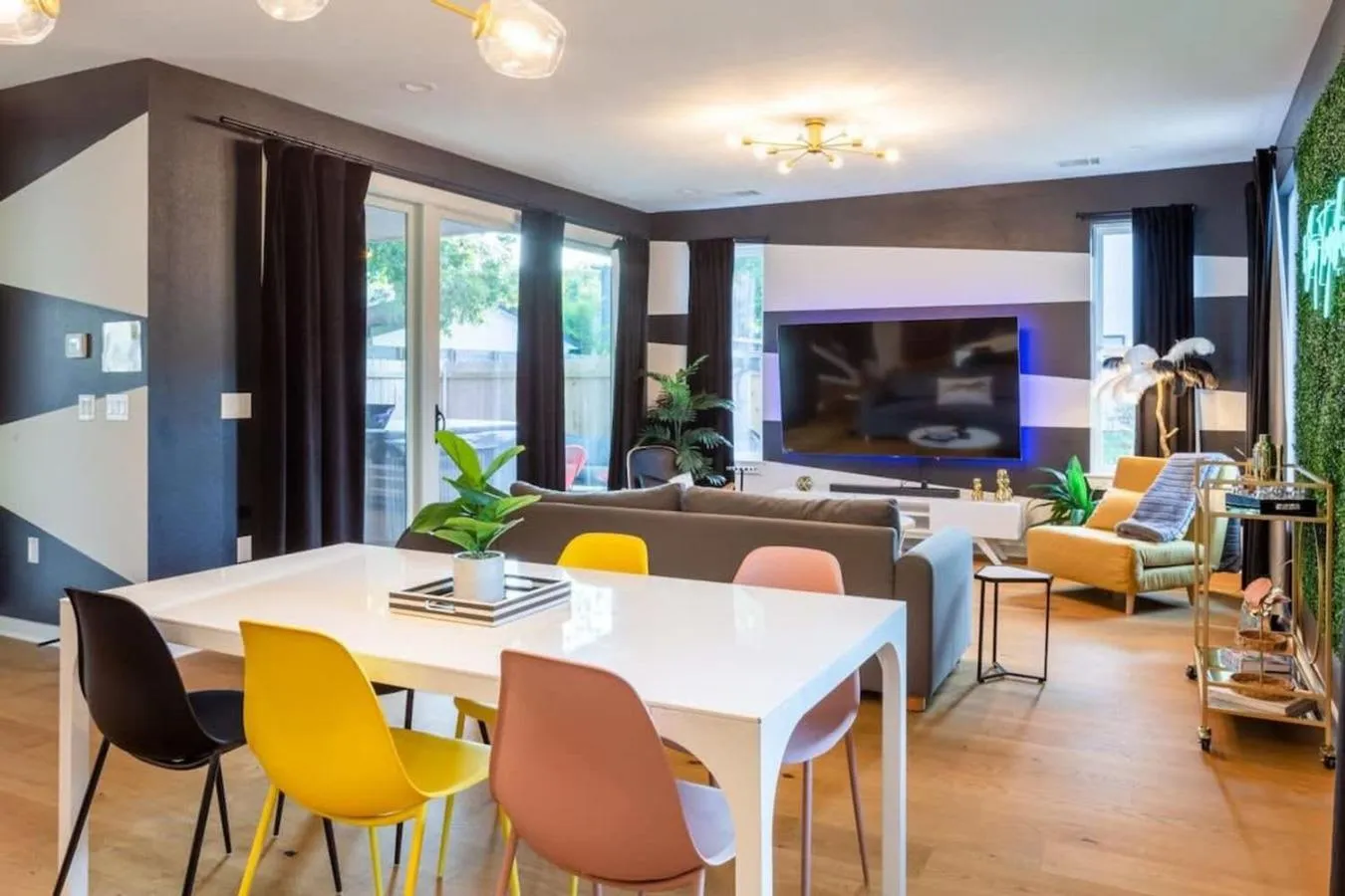 Living room in Massive 10BR Compound - 6 Min to Downtown Austin