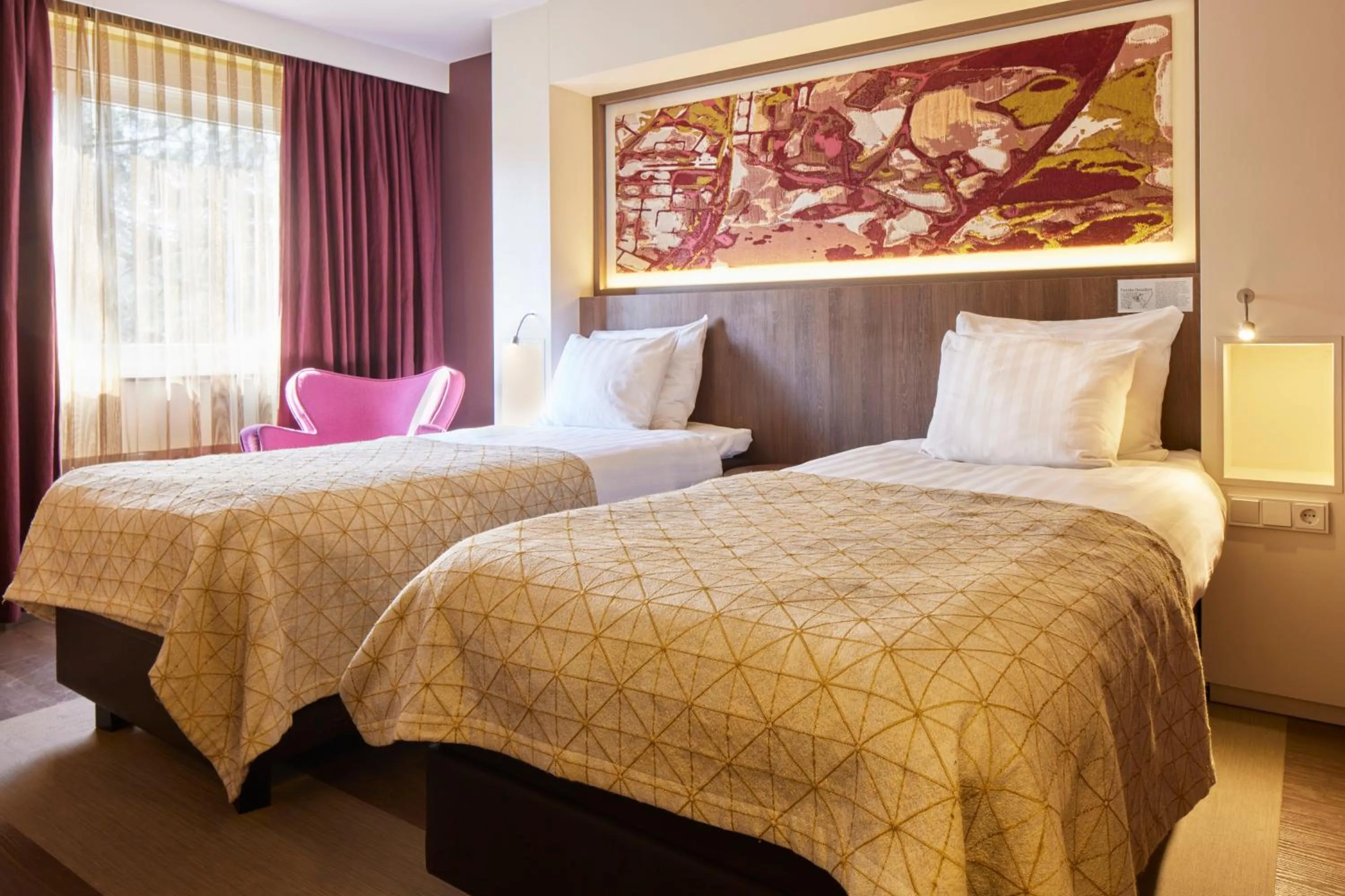 Bed in Auberge Du Bonheur