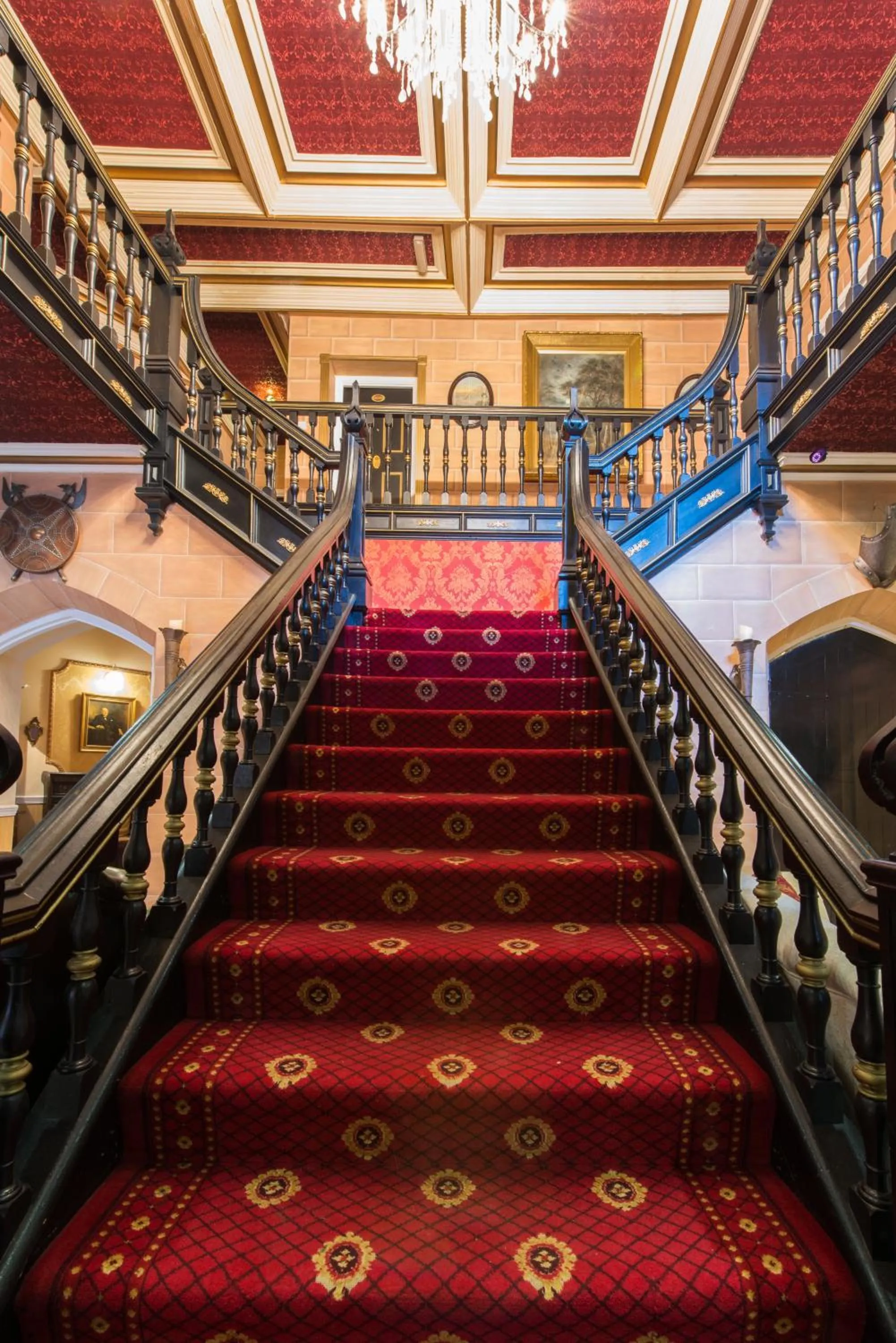 Decorative detail in Maenan Abbey Hotel