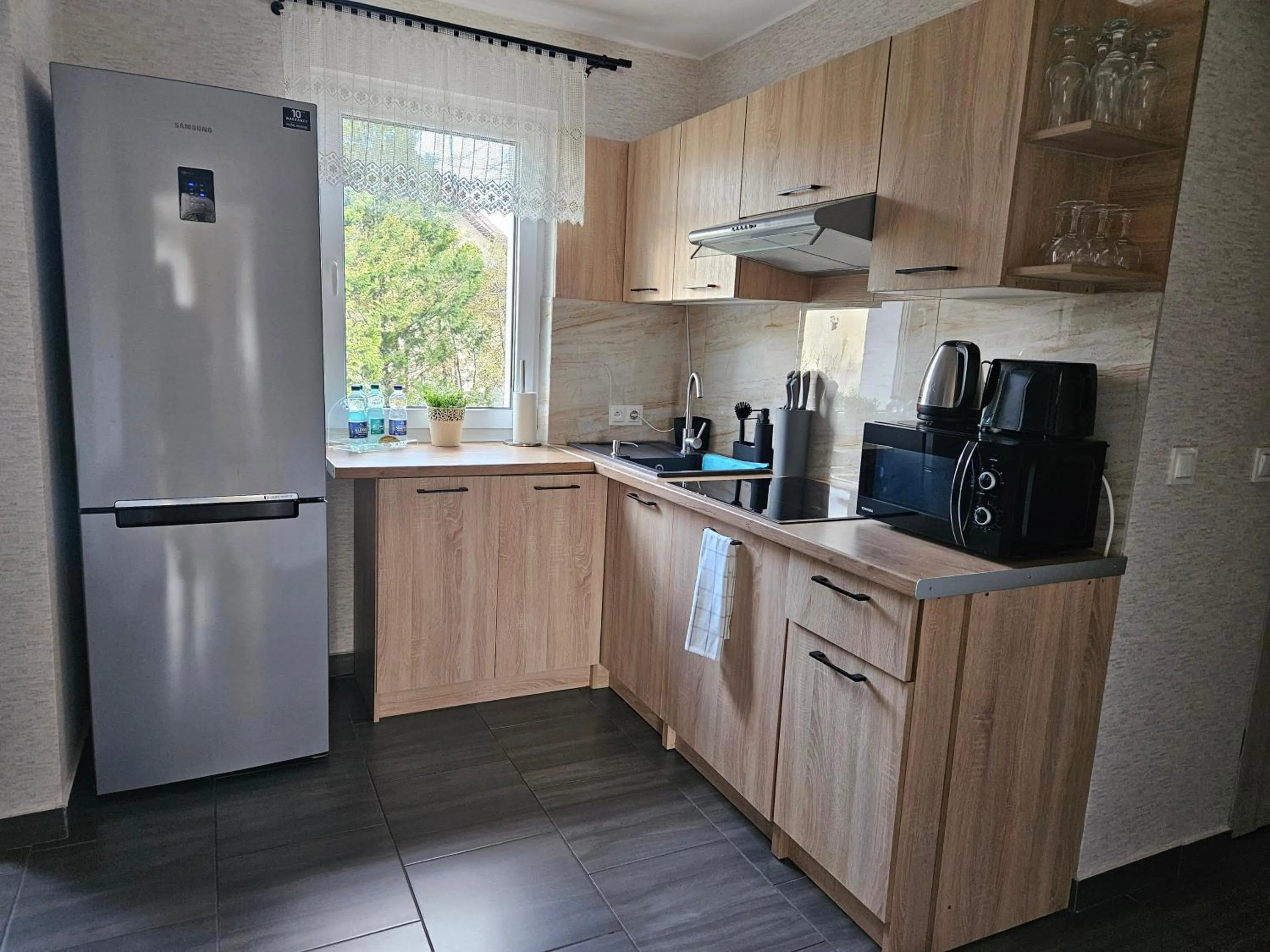 Kitchen or kitchenette in Apartamenty Premium Biznes Rumia