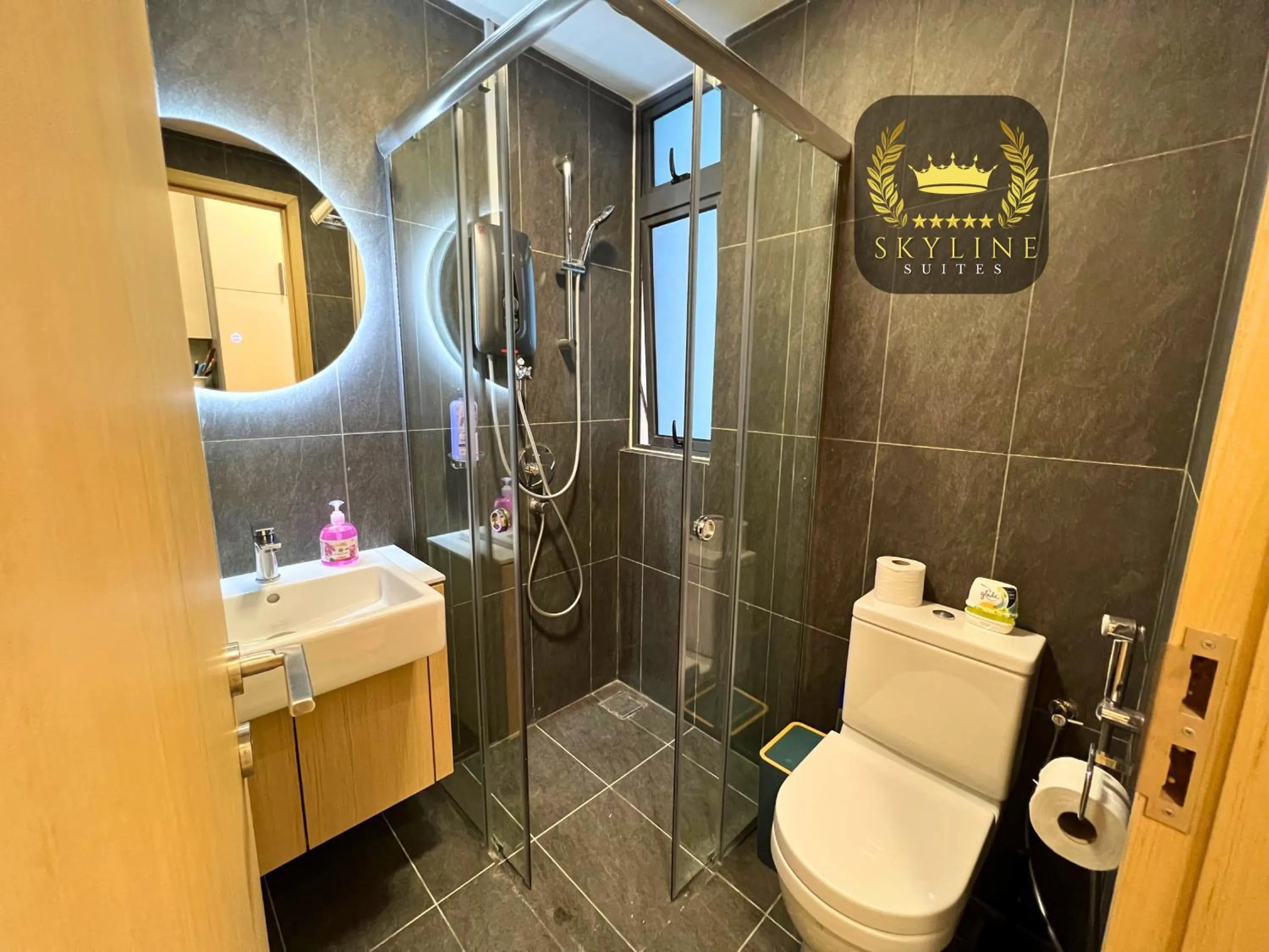 Shower in The Colony Skyline Suites KLCC