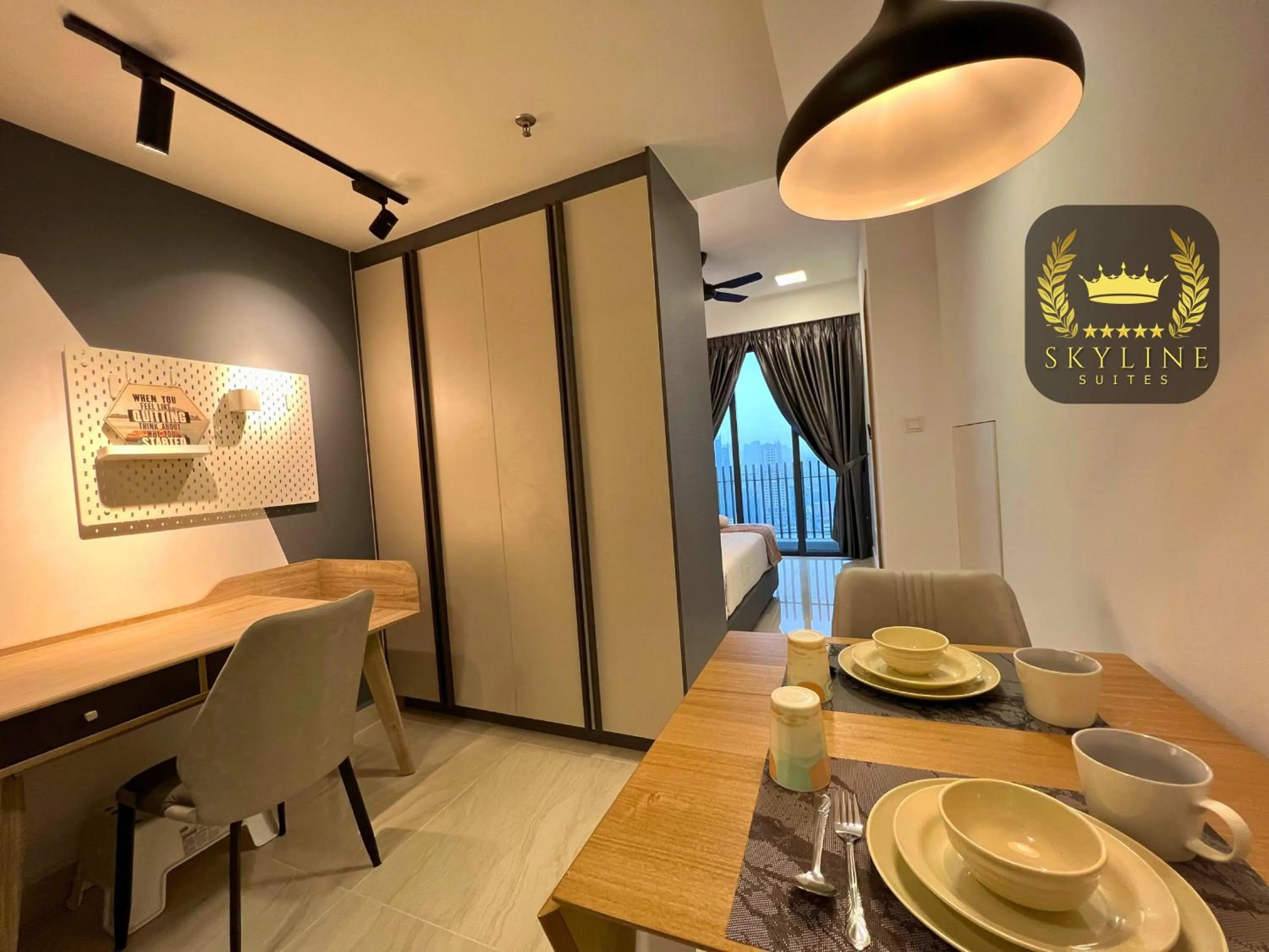 Living room in The Colony Skyline Suites KLCC