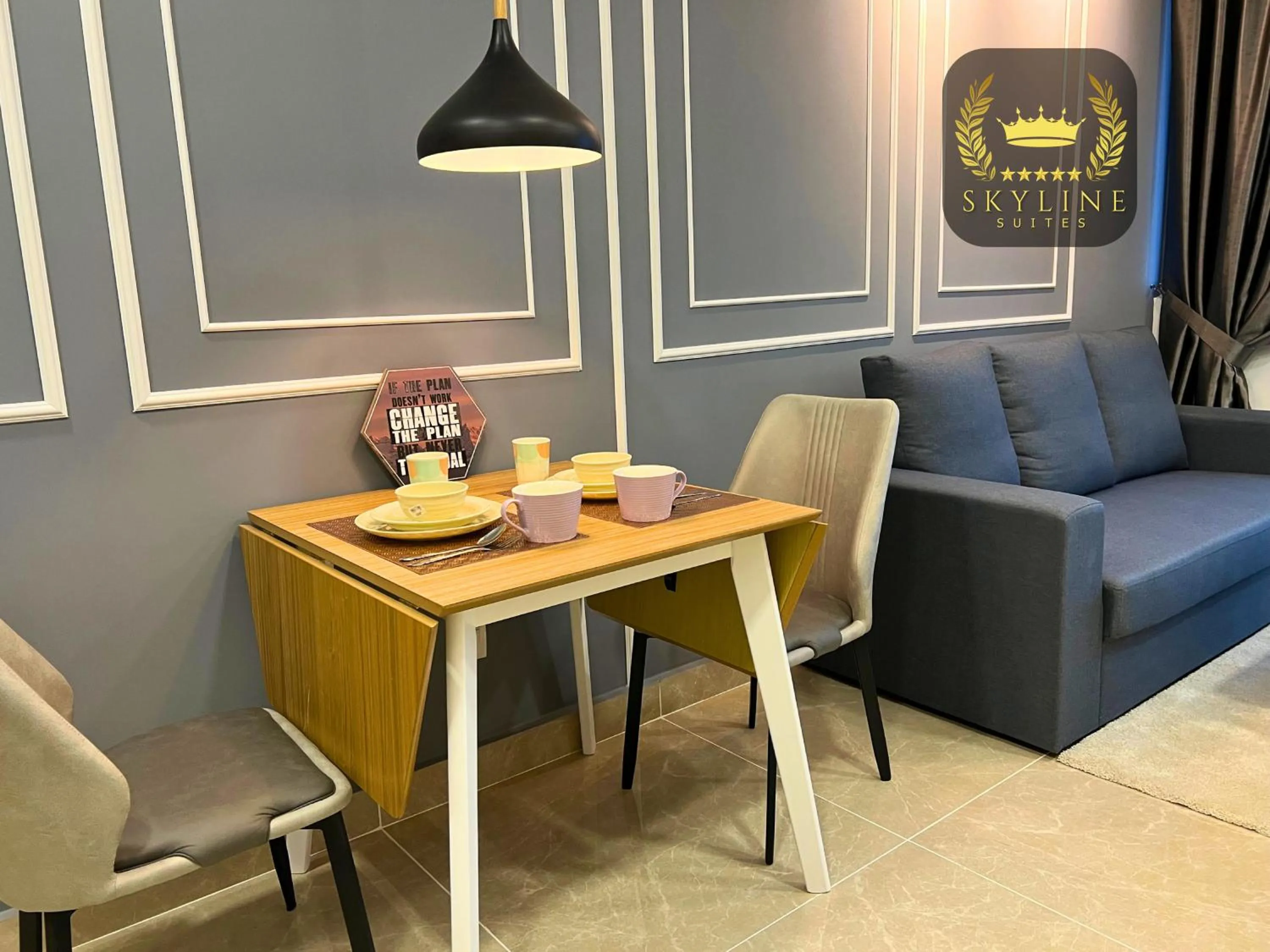 Living room in The Colony Skyline Suites KLCC