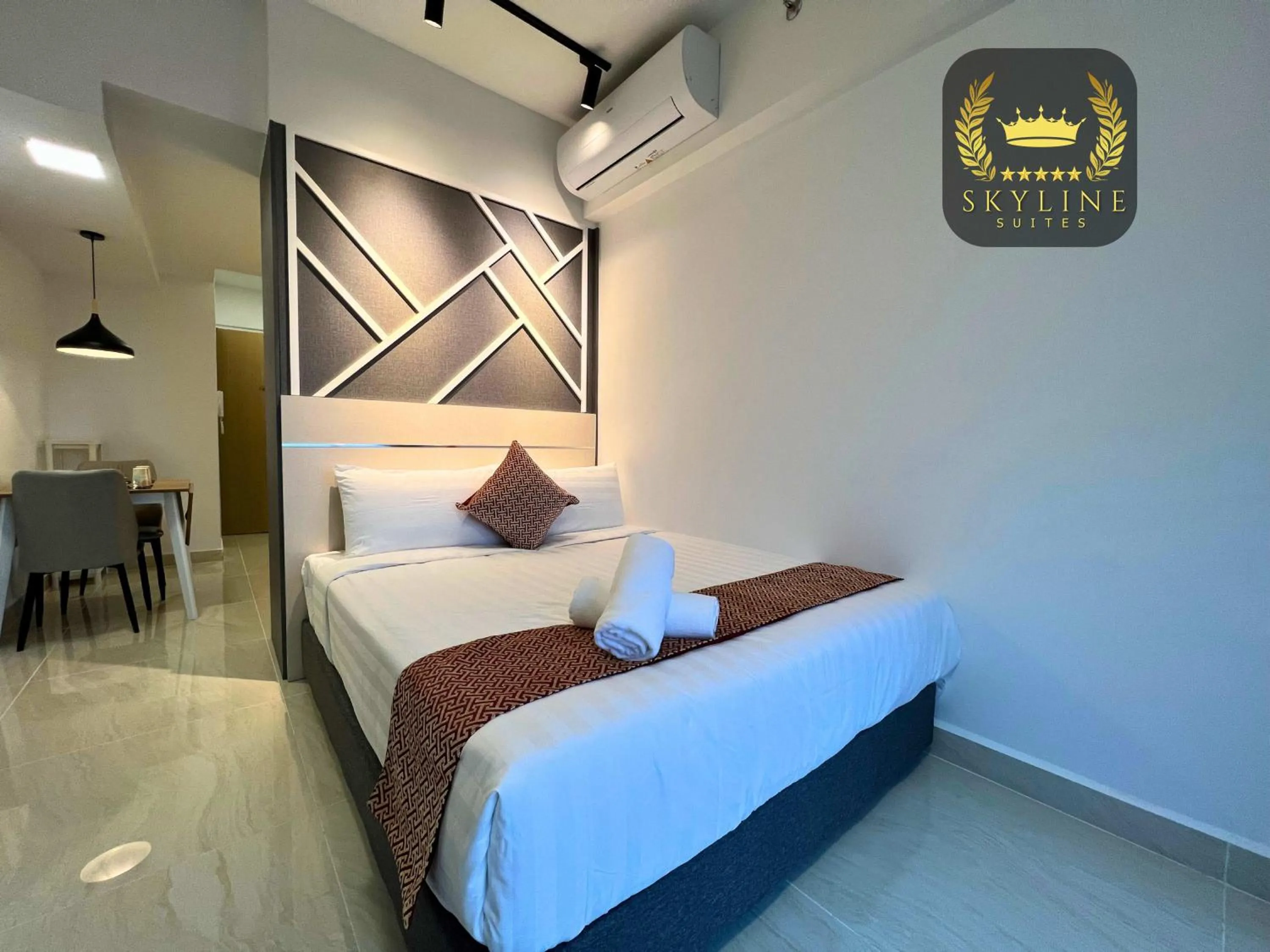 Bed in The Colony Skyline Suites KLCC