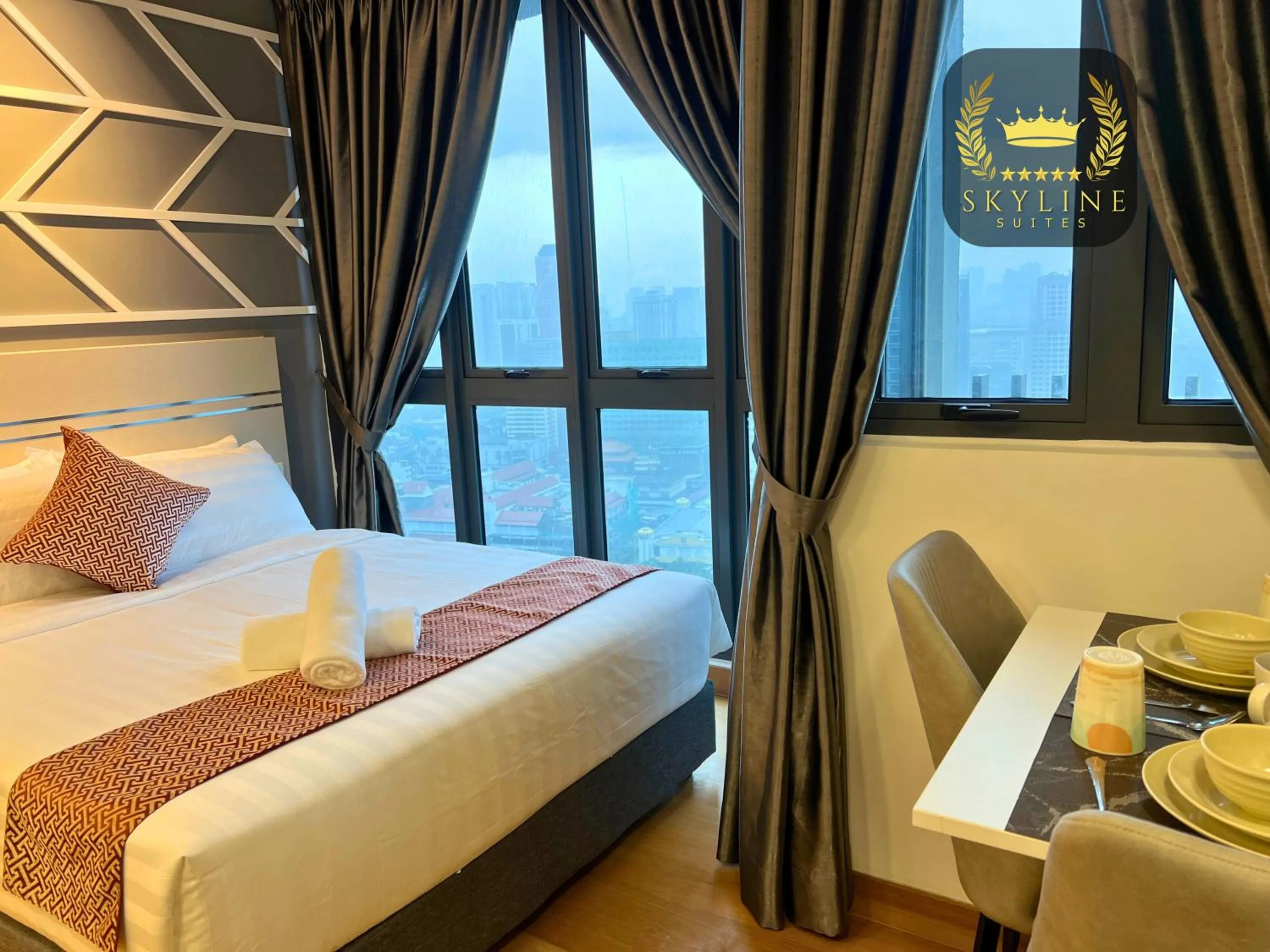 Bed in The Colony Skyline Suites KLCC